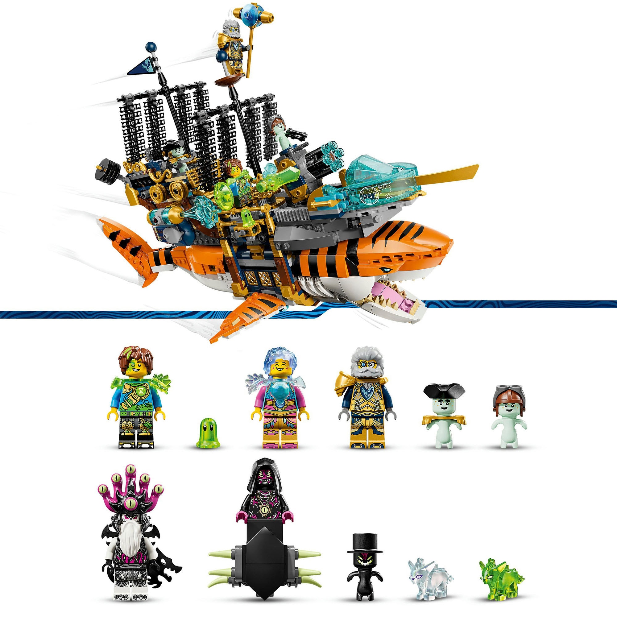 LEGO® Konstruktionsspielsteine »Tigerhai-Fahrzeug (71515), LEGO DREAMZzz« Made in Europe