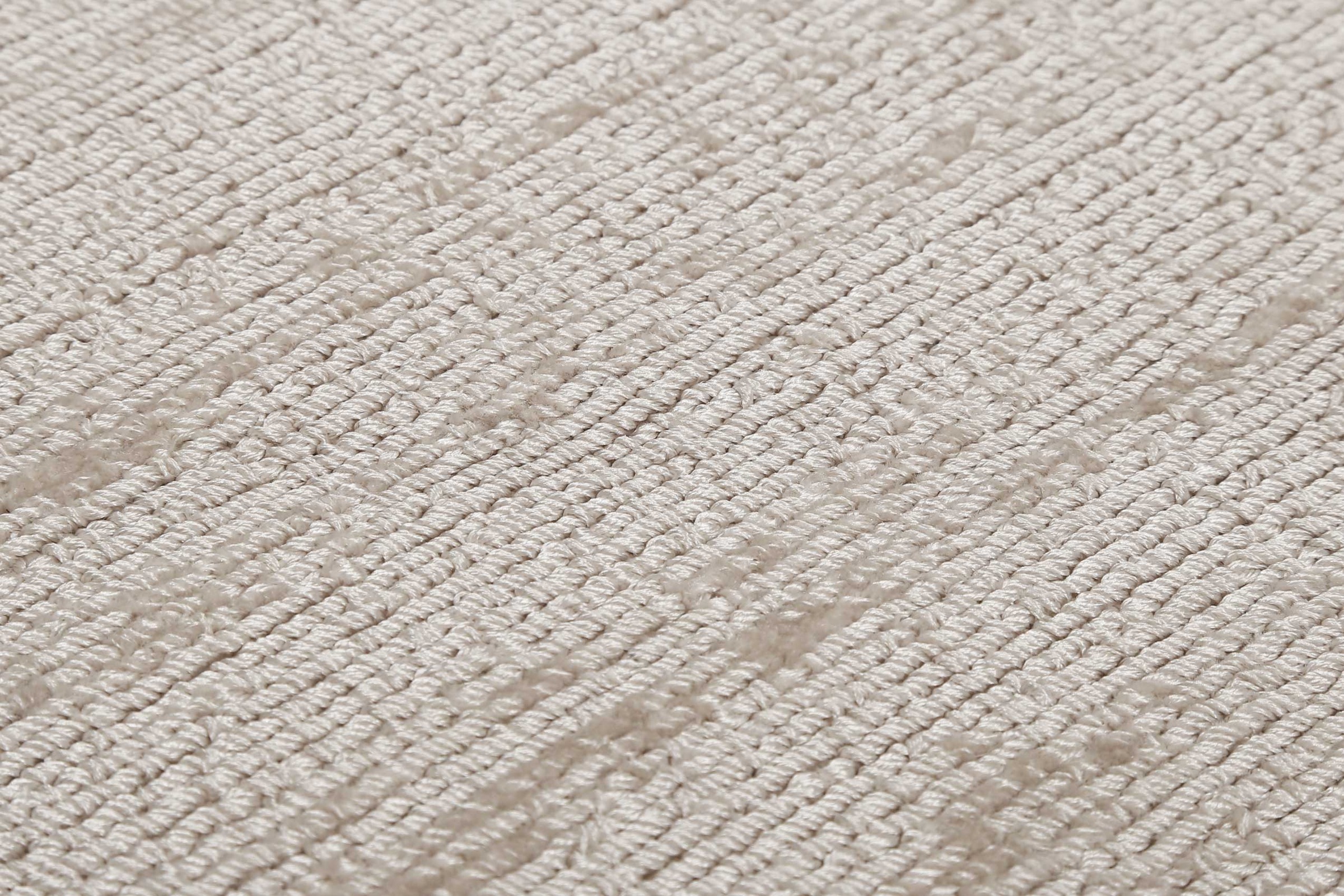 Esprit Teppich »Gil,  ESP-39954«, rund, 8 mm Höhe, handgewebt, seidig glänzend, schimmernde Farbbrillianz, Melangeeffekt