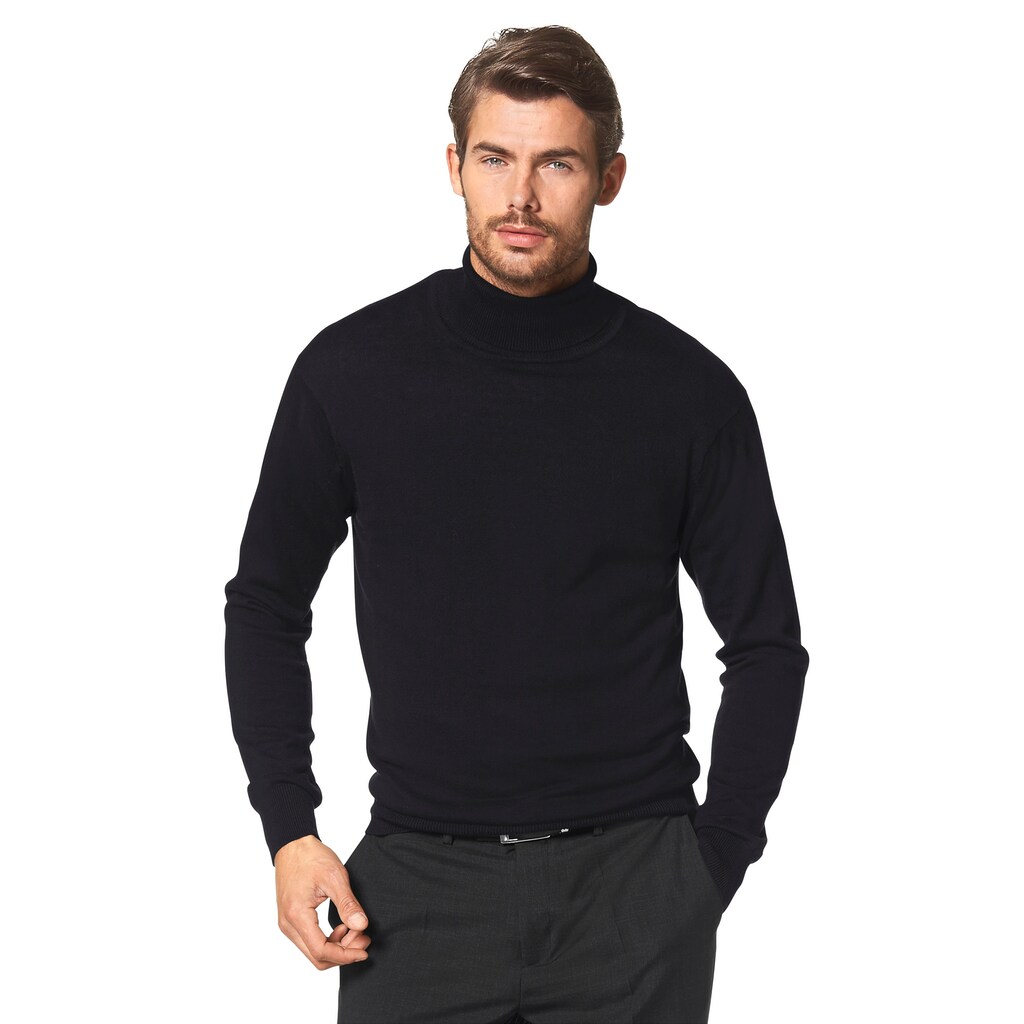 Class International Rollkragenpullover, mit Bündchen