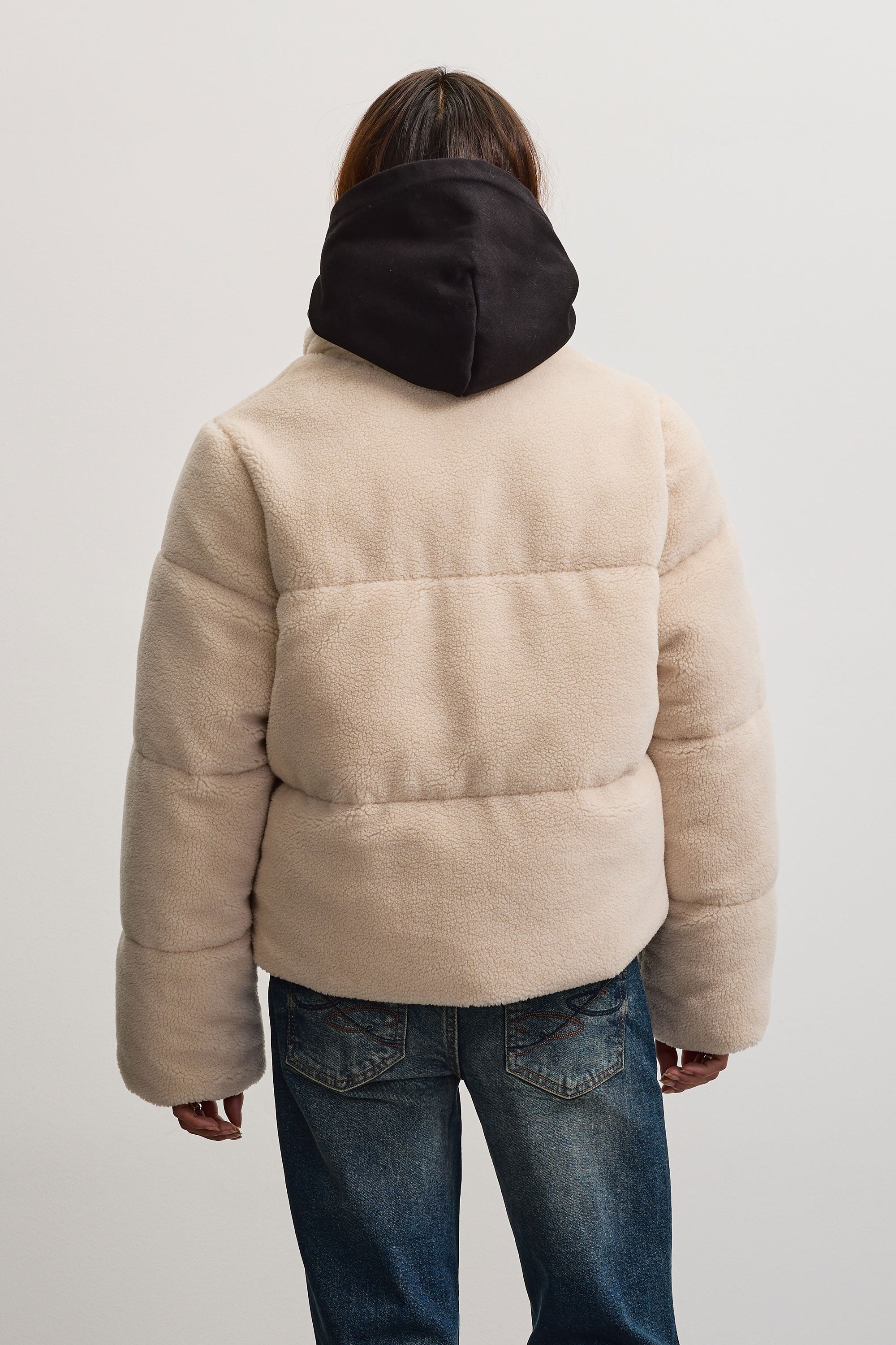 PEGADOR Steppjacke »GEORGIA TEDDY PUFFER JACKET« Kunstfaser, regular fit