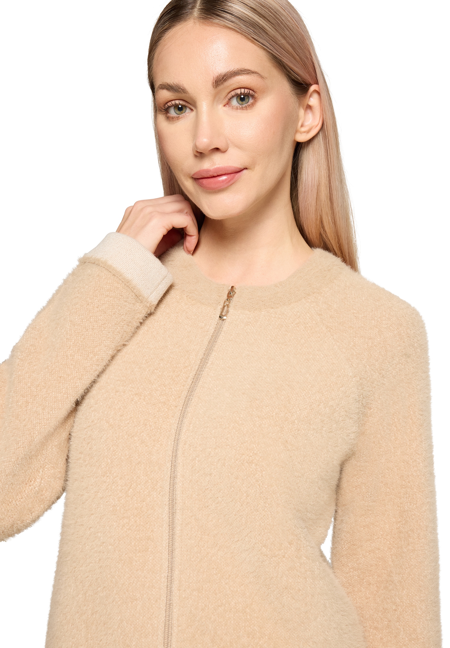 Betty Barclay Strickjacke »Casual-Strickjacke mit Reißverschluss«
