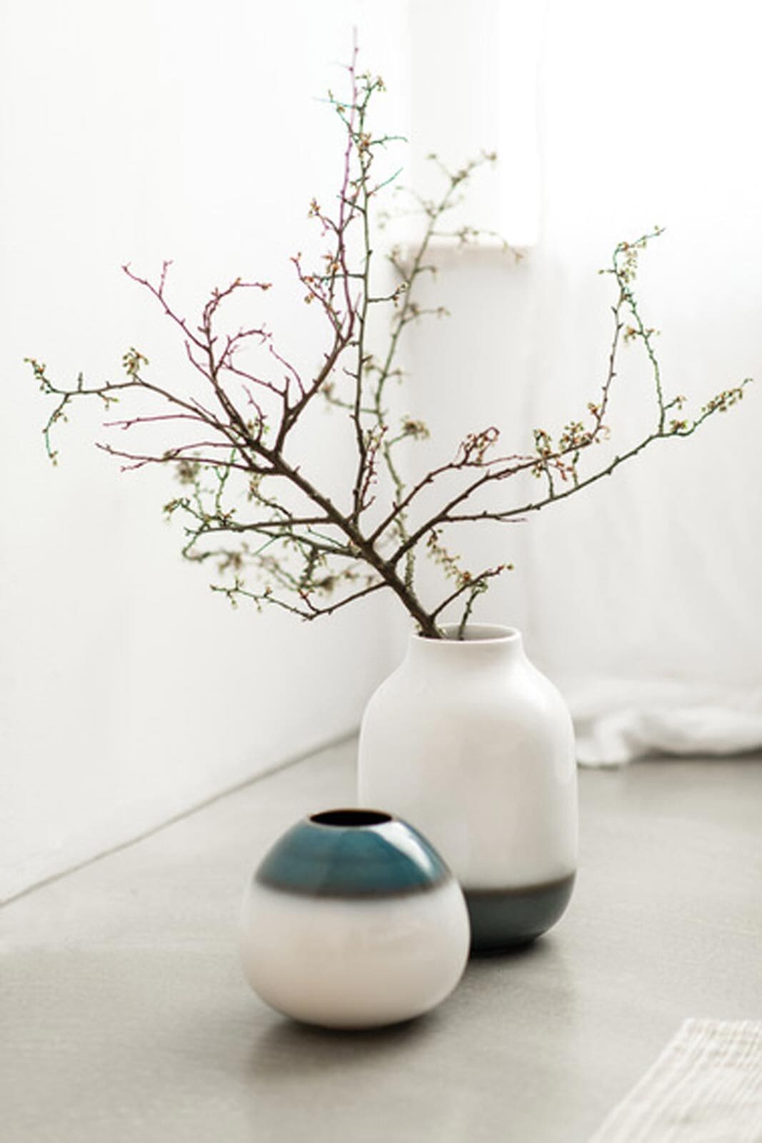 like. by Villeroy & Boch Dekovase »Vase Lave Home ¿ 22 cm weiß-blau«