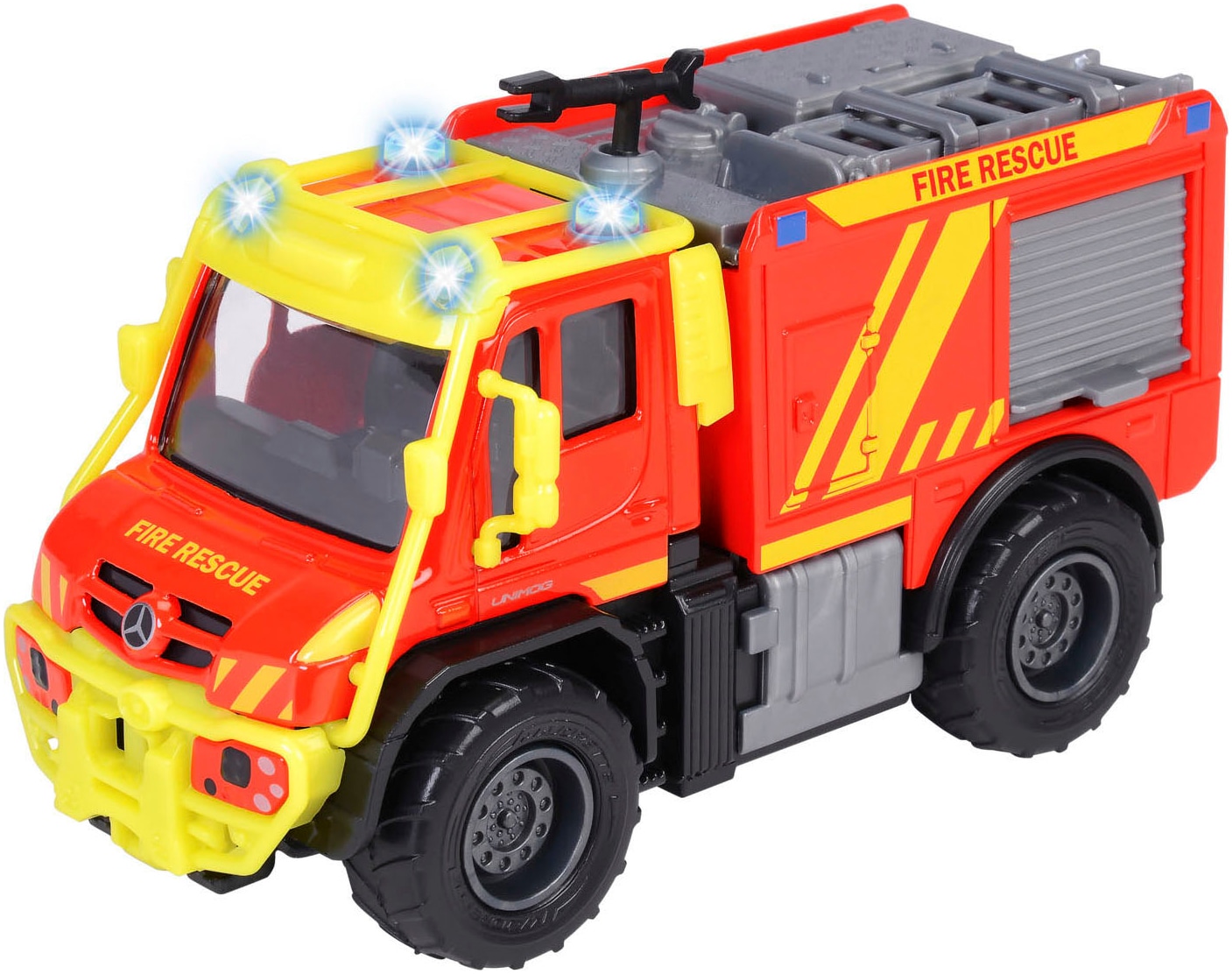 majORETTE Spielzeug-Feuerwehr »Unimog U530 Fire Truck«, mit Licht und Sound