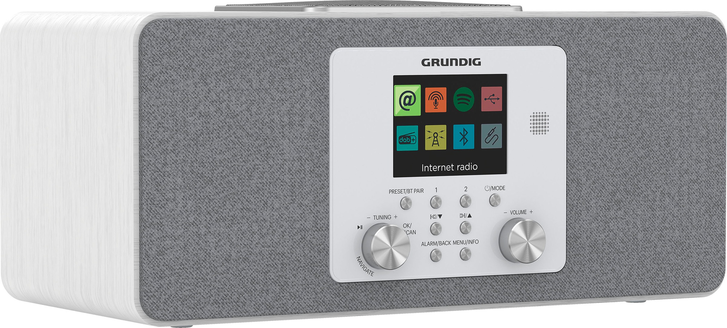 Grundig Internet-Radio »DTR 6100«, (Bluetooth-WLAN Internetradio-Digitalradio (DAB+)-UKW mit RDS-Automatische Senderverfolgung 28 W)
