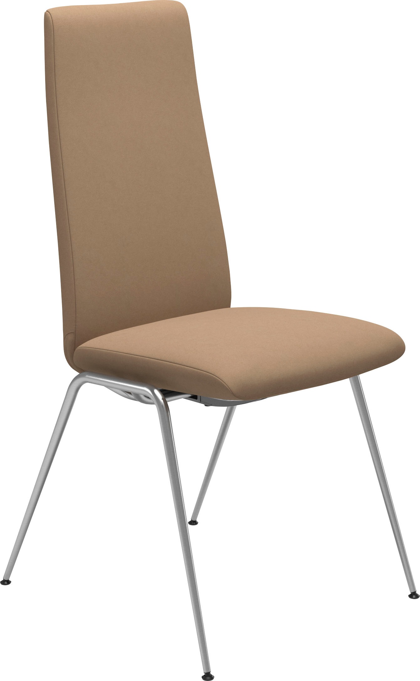 Stressless® Polsterstuhl »Laurel«, Microfaser DINAMICA, High Back, Größe M, mit Beinen aus Stahl in Chrom glänzend