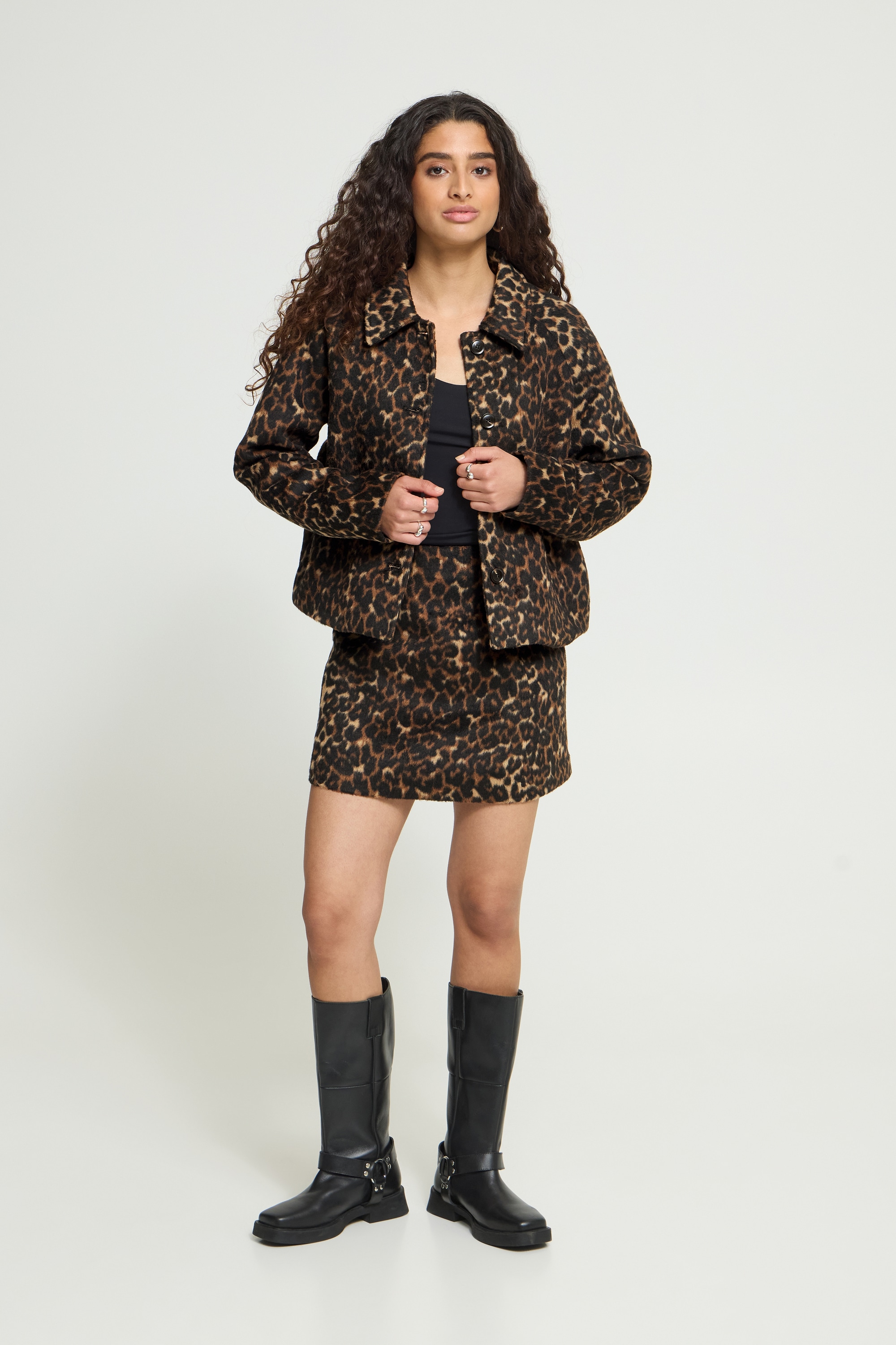 Ichi Outdoorjacke »Damen Übergangsjacke IHWOOLA«