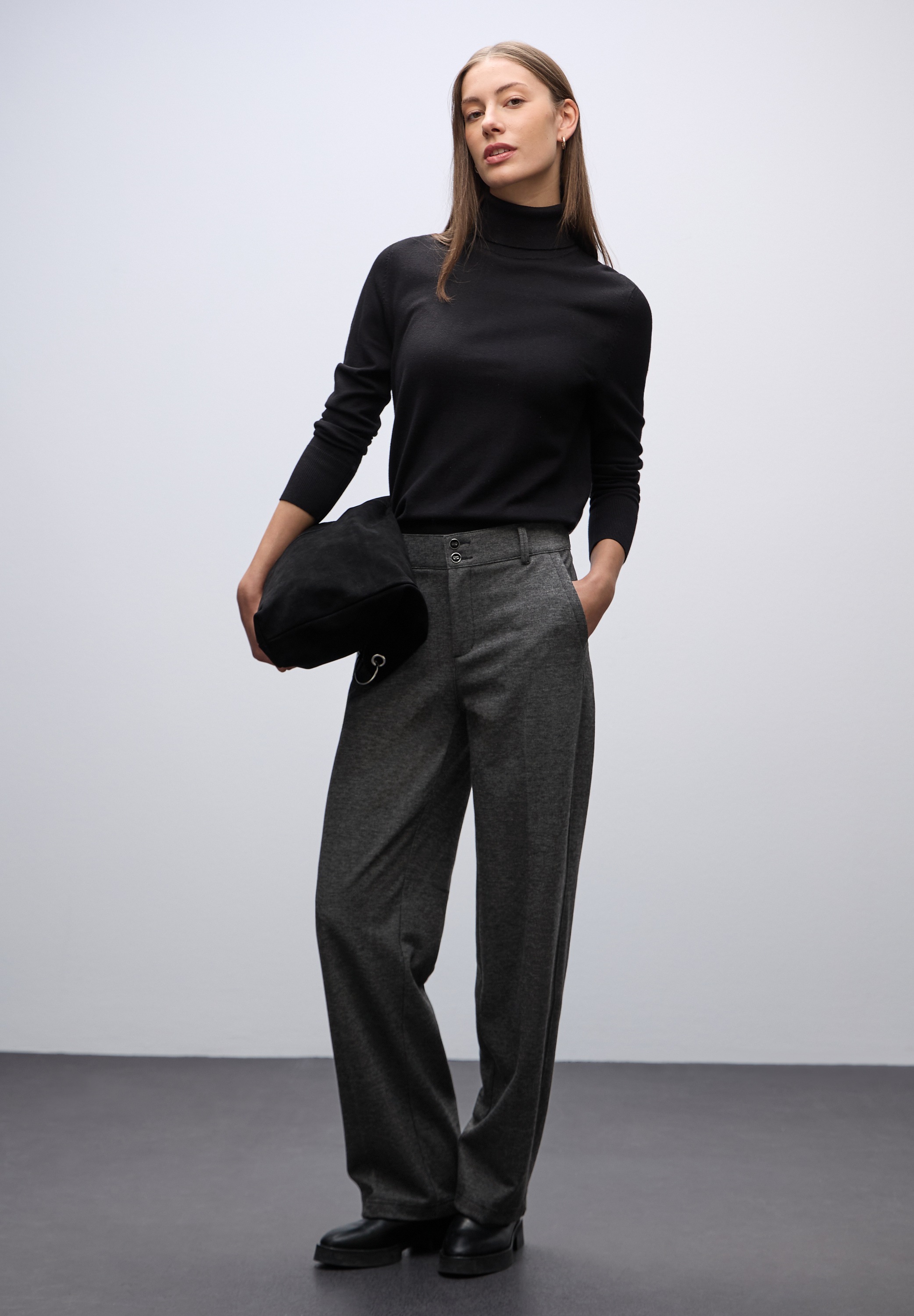 STREET ONE Stoffhose  mit Stretchanteil