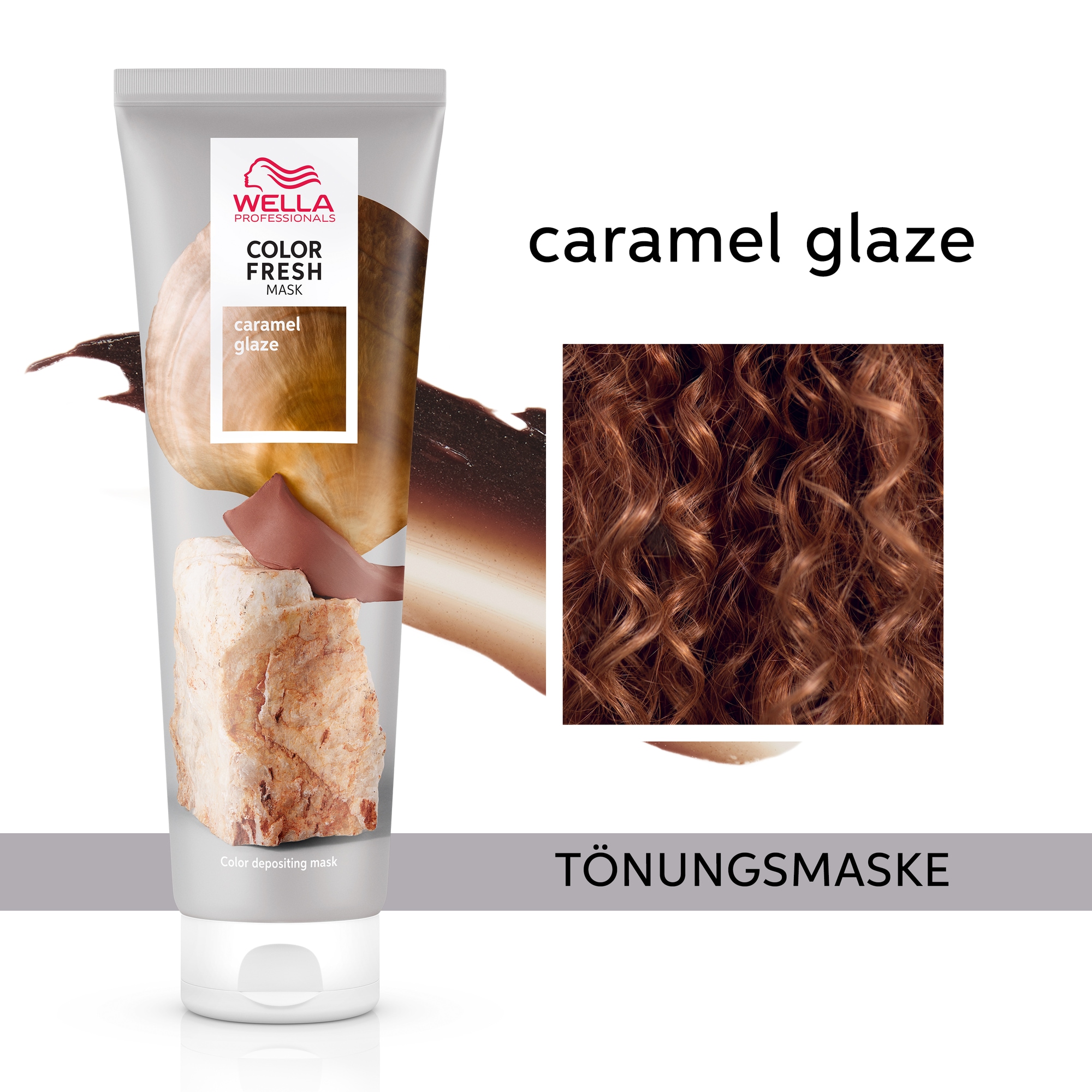 Wella Professionals Haarmaske »Color Fresh Mask Caramel Glaze« frei von Silikonen, auswaschbar, wöchentliche Anwendung