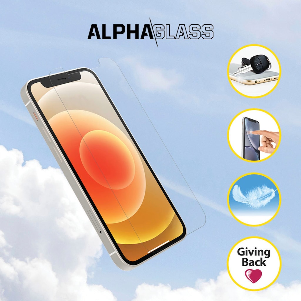 Otterbox Displayschutzglas »Alpha Glass iPhone 12 mini«, für iPhone 12 mini, (1 St.)