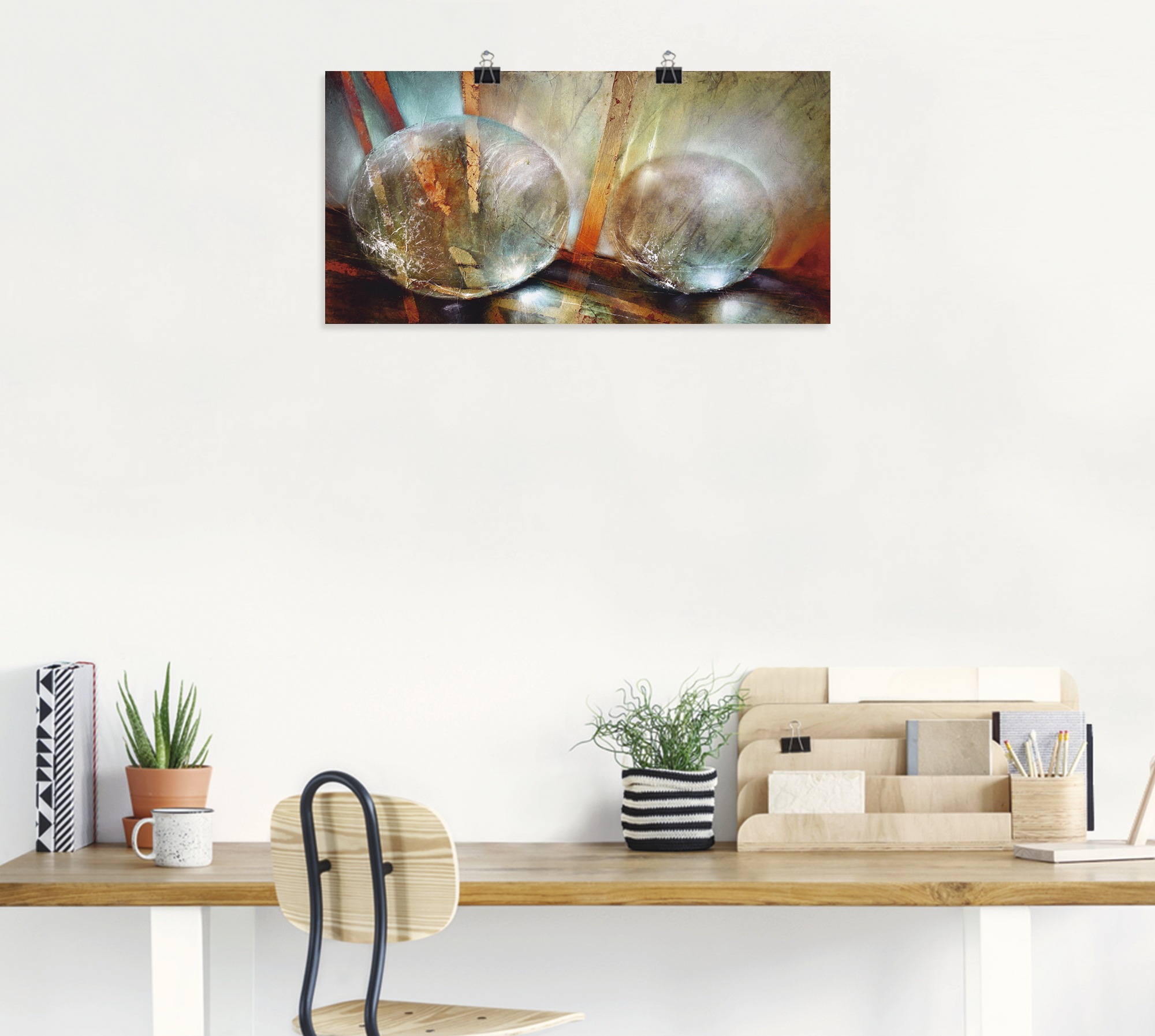 Artland Wandbild »Lichtfänger«, Gegenstandslos, (1 St.), als Leinwandbild, Poster in verschied. Größen