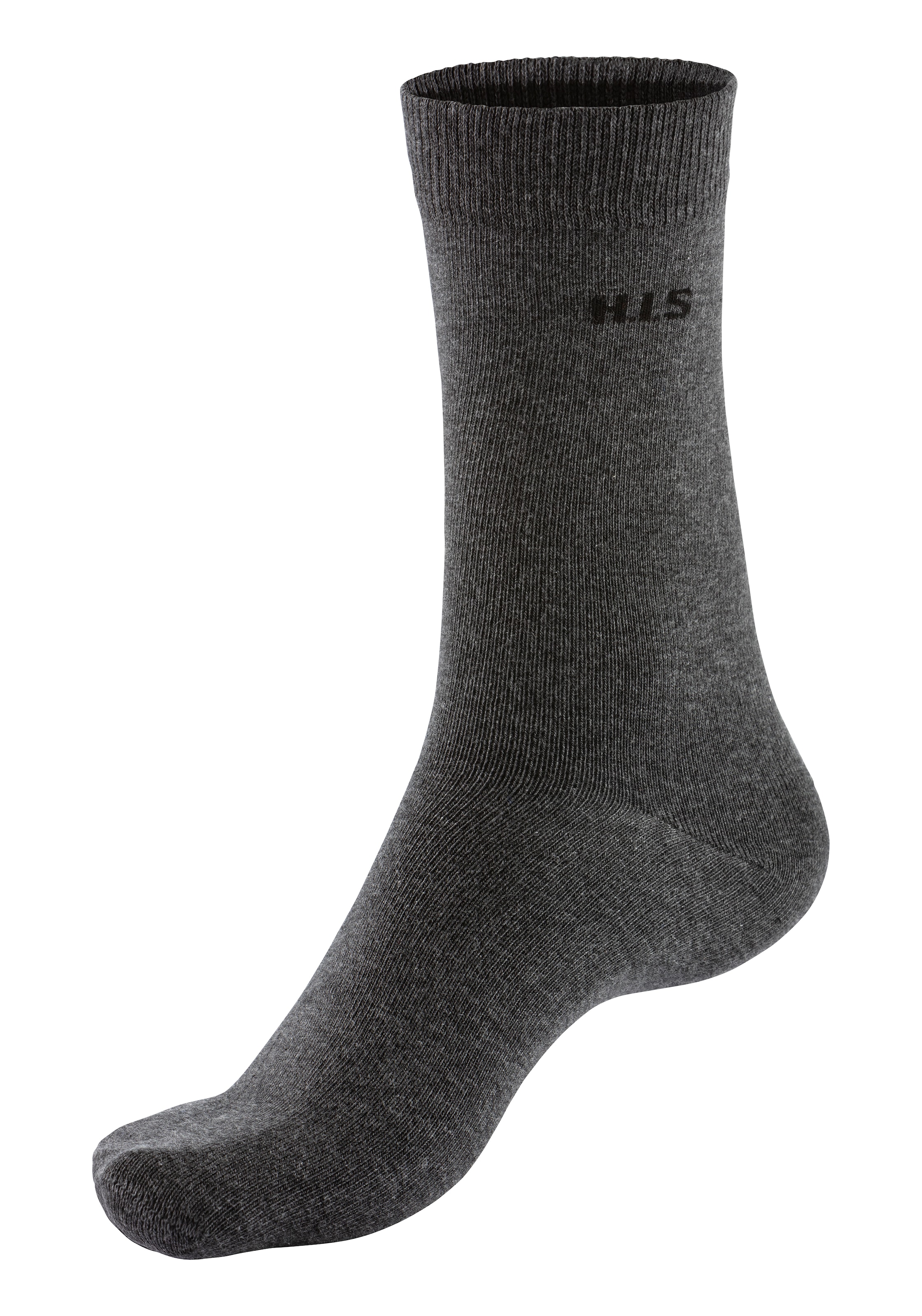 H.I.S Socken, (Packung, 10 Paar), mit farbigem Innenbund