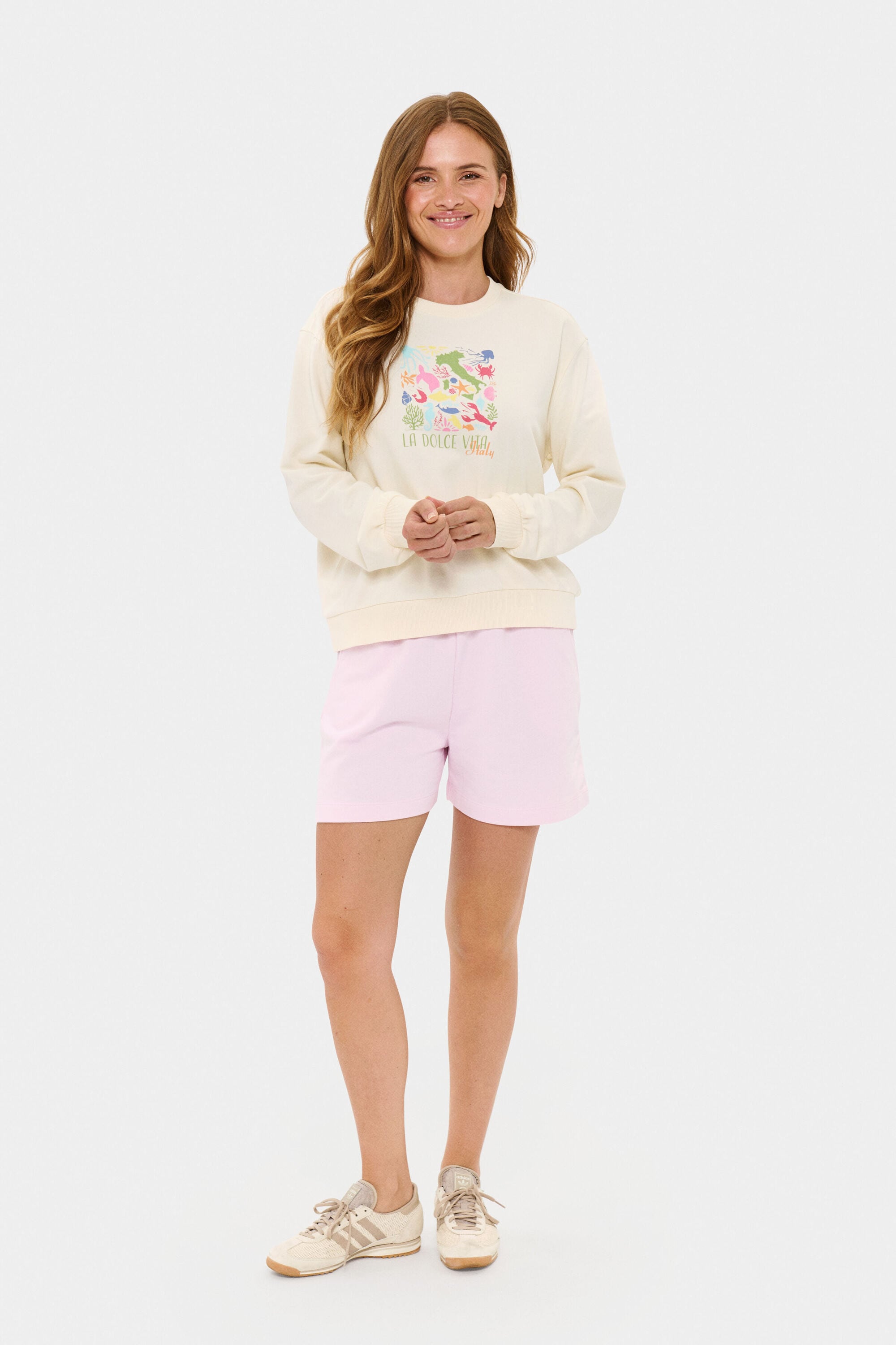 Saint Tropez Sweatjacke »Damen Trackjacket-sweat LoisaSZ«