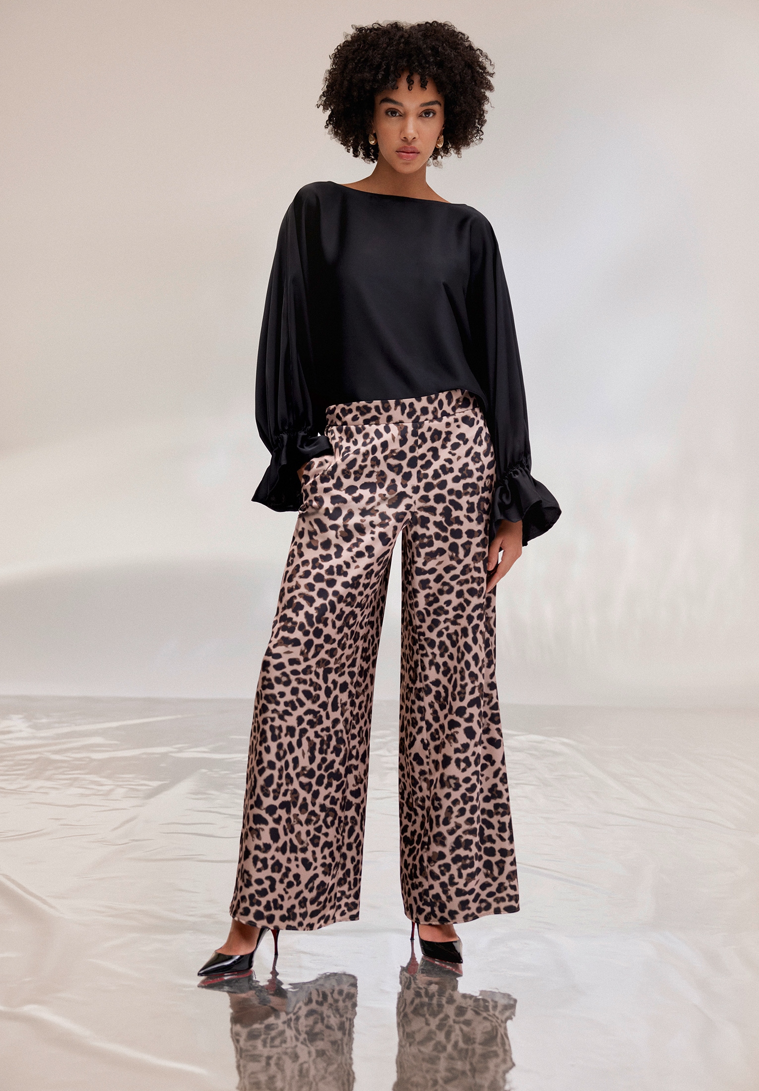 Vera Mont Marlene-Hose »Marlene-Hose mit Leoprint«