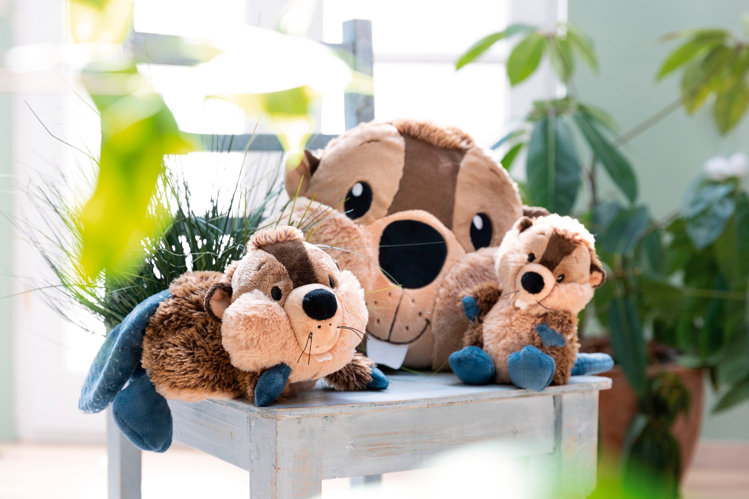 Nici Kuscheltier »Forest Friends, Kissen Biber Harry Woodsnacker figürlich 32x27 cm«, enthält recyceltes Material