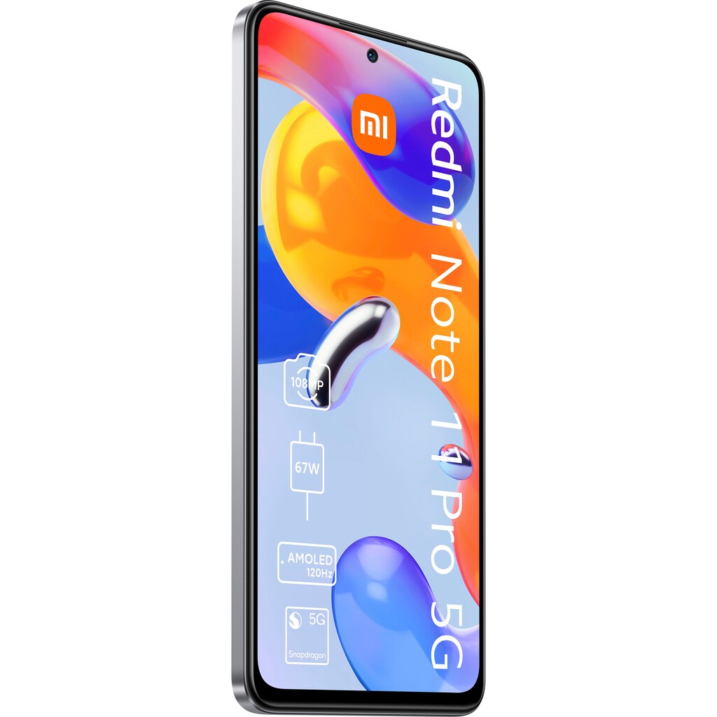 Xiaomi Smartphone »Redmi Note 11 Pro 5G«, Polar White, 16,94 cm/6,67 Zoll, 128 GB Speicherplatz, 108 MP Kamera