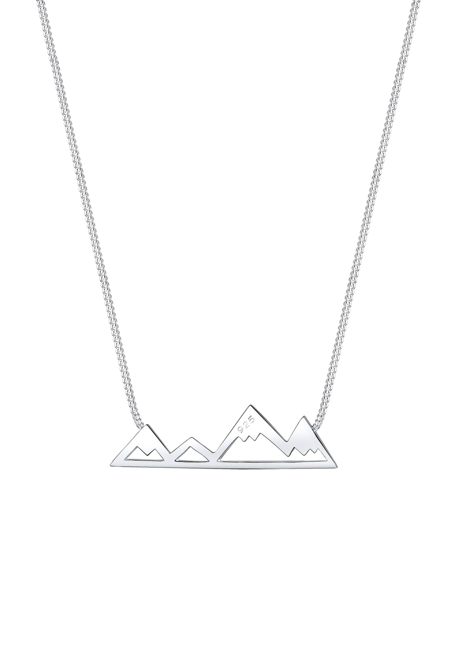 Elli Kette mit Anhänger »Halskette Anhänger Berge Mountain 925 Sterling Silber«