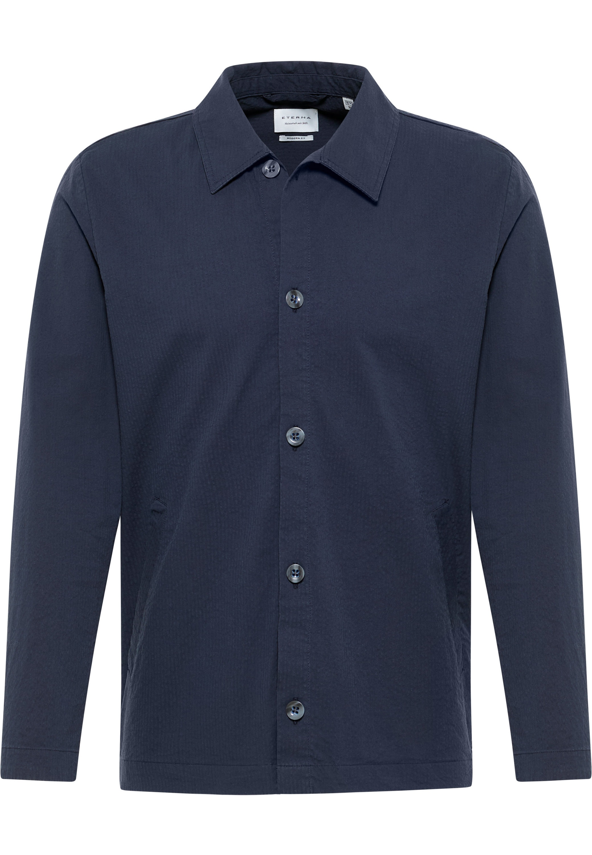 Eterna Langarmhemd »MODERN FIT«, EASY IRON (bügelleicht)