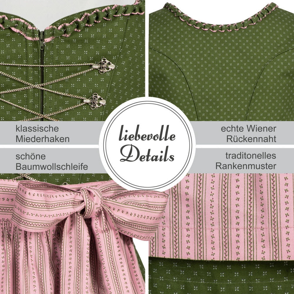 Nübler Trachtenkleid »Dirndl midi Thea«