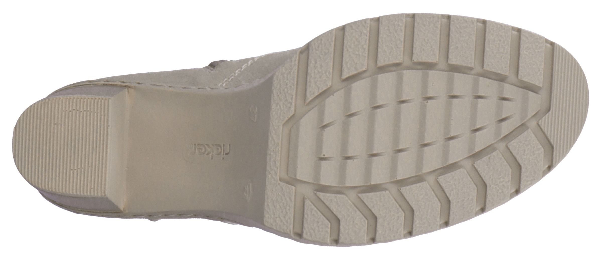 Rieker Ankleboots, Stiefelette, Plateauboots, Blockabsatz, in eleganter Optik