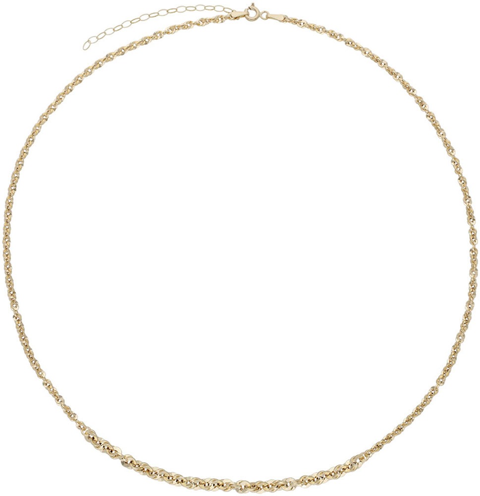 Firetti Collierkettchen »Schmuck Geschenk Gold 375 Singapurkette Halskette, ca. 2,4-3,6mm breit«