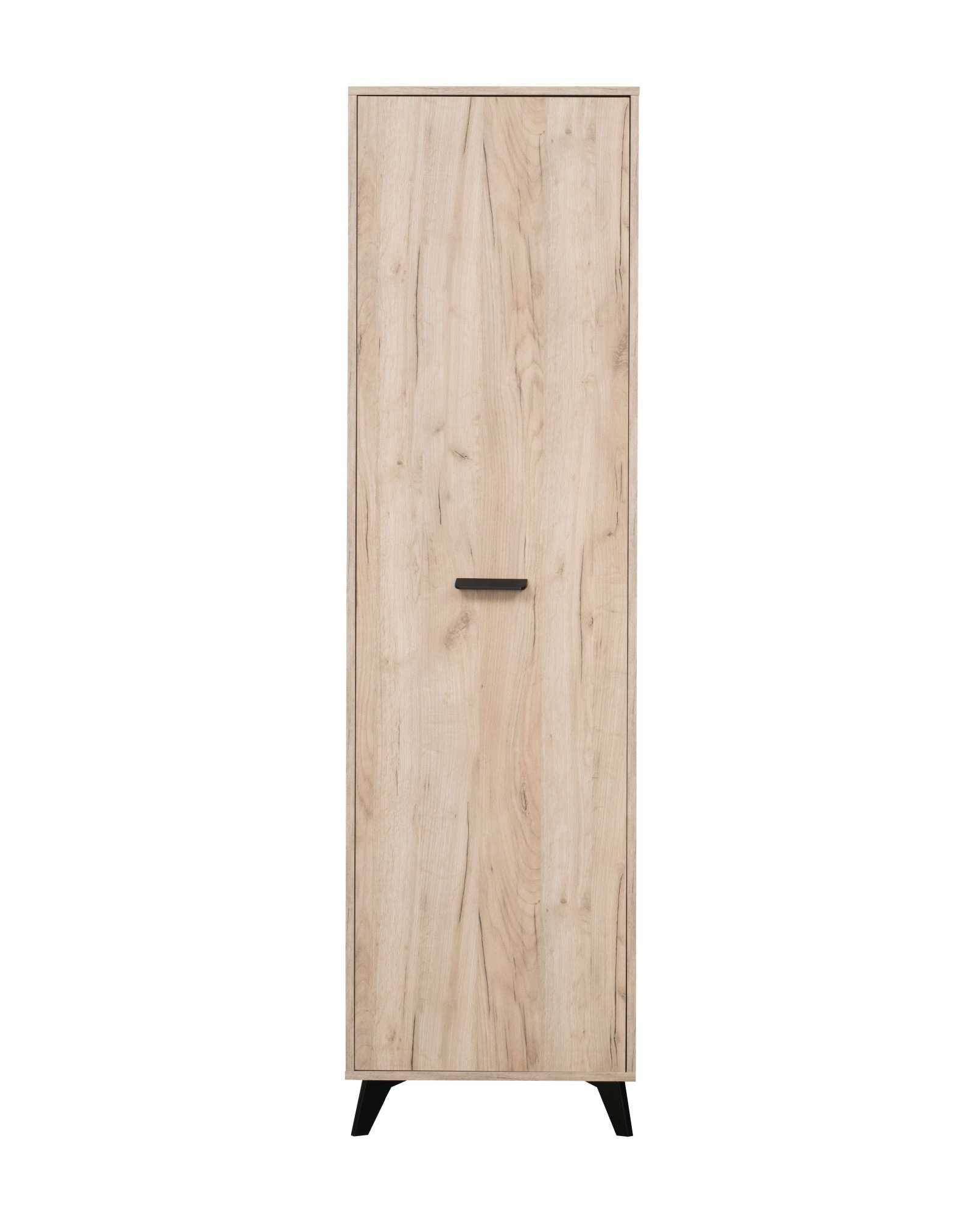 INOSIGN Garderobenschrank »Umbria, Kleiderschrank, Stauraumschrank, Flurschrank, Höhe 192 cm«, in Grau Eiche, mit einer Kleiderstange, mit schwarzen Beinen