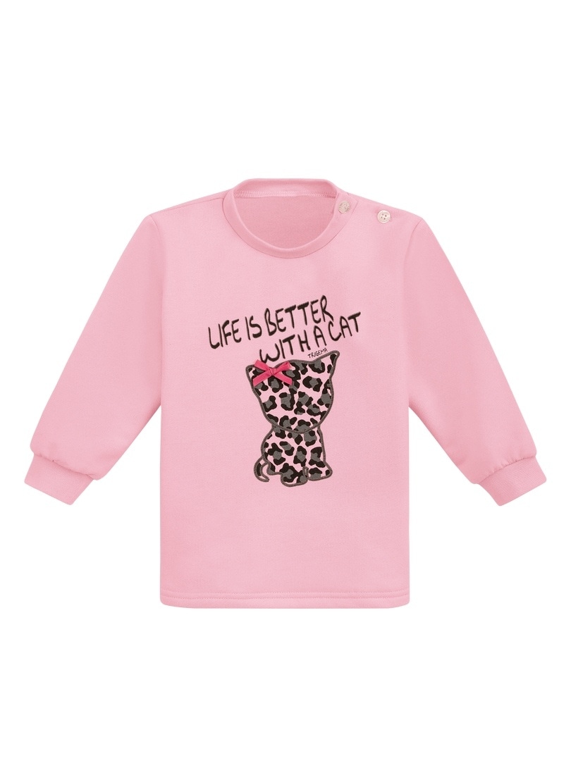 Trigema Sweatshirt »TRIGEMA Sweatshirt mit Katzen-Print« bei süßem OTTO bestellen