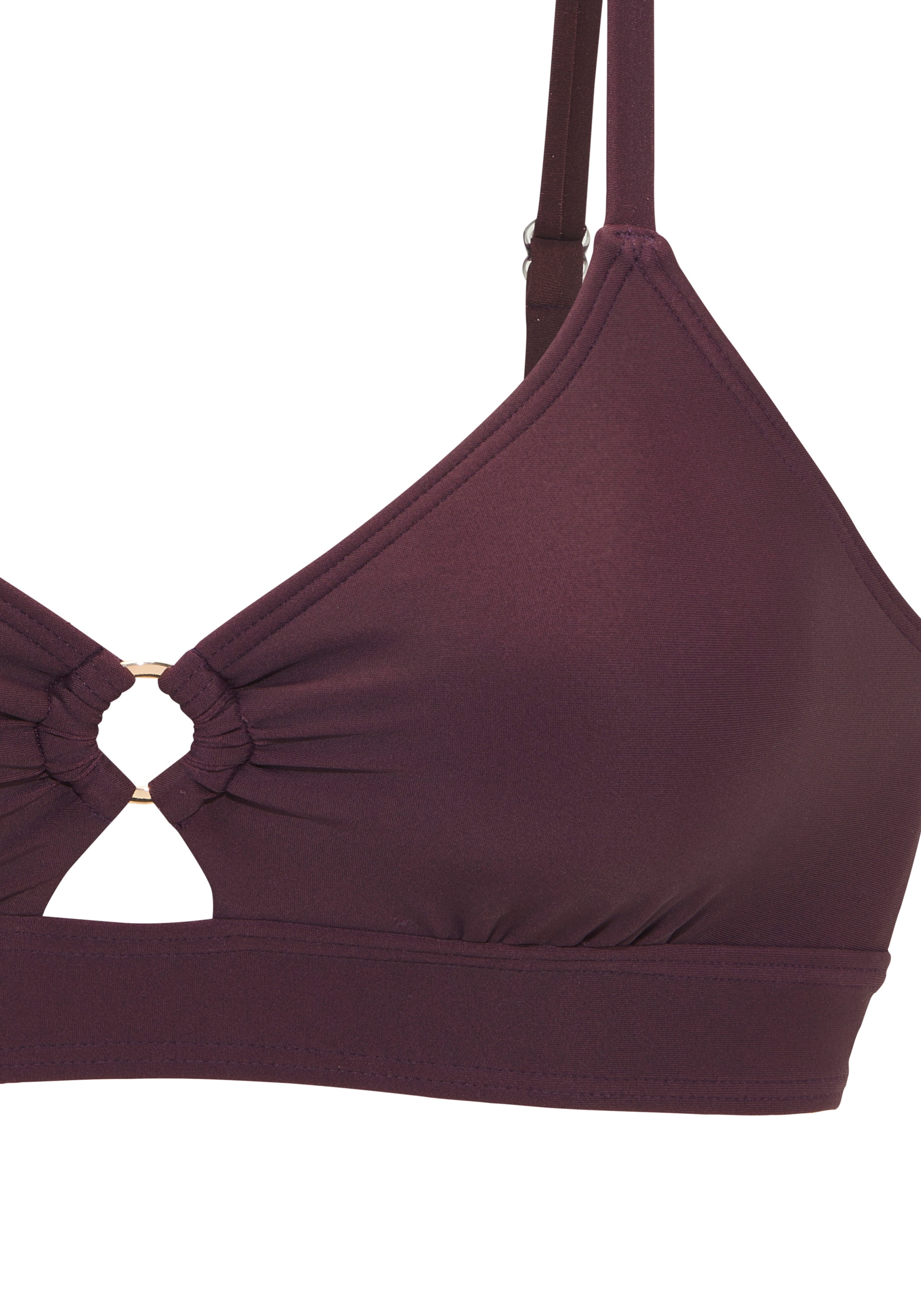LASCANA Triangel-Bikini-Top »Lolo« mit Zierring zwischen den Cups
