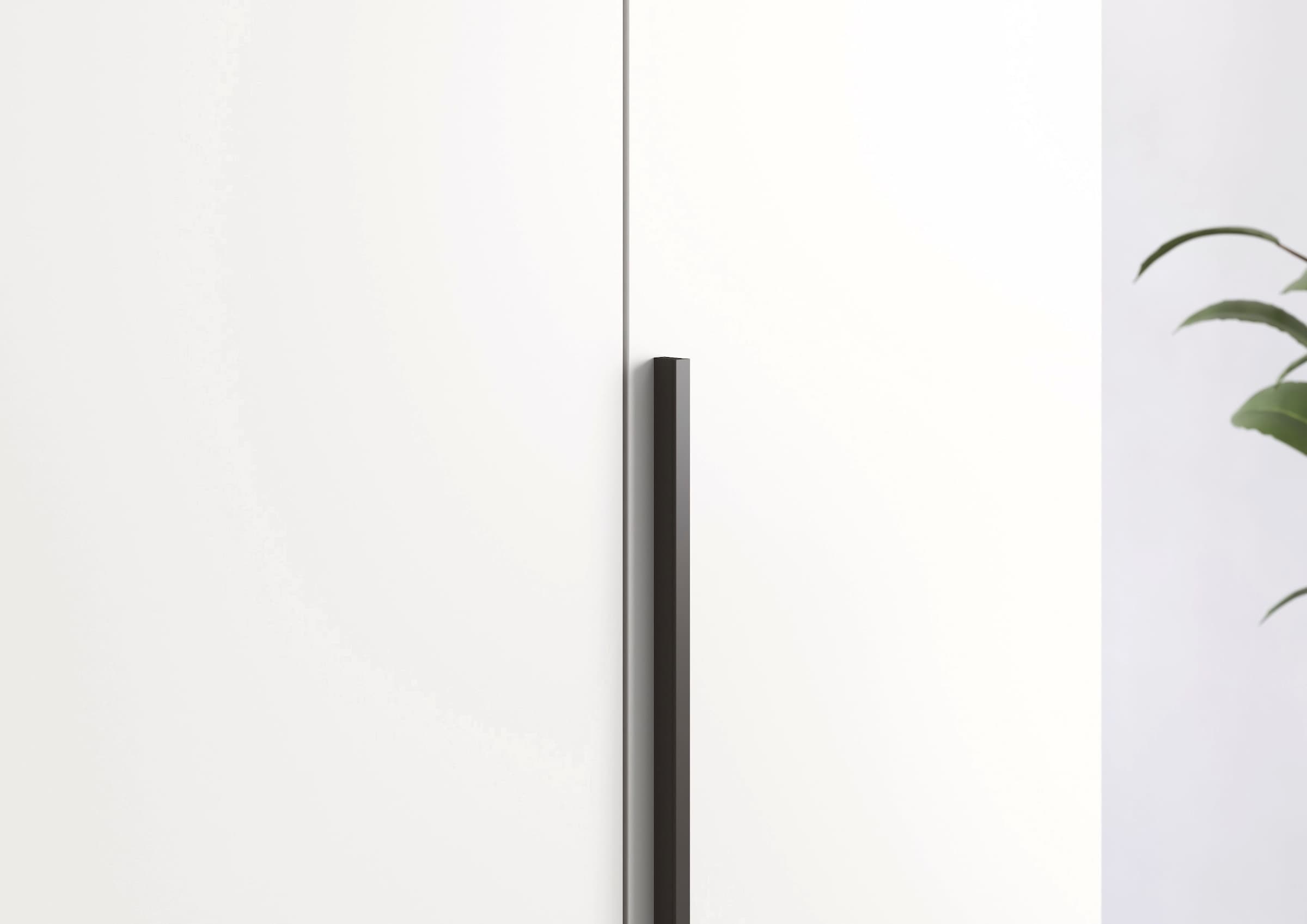 rauch Drehtürenschrank »Kleiderschrank Schrank Garderobe Wäscheschrank BESTSELLER MONTCLAR« 3 Ausstattungen BASIC/CLASSIC/PREMIUM (SOFT-CLOSE), Breiten 201-400 cm,  Front in Glas/Hochglanz/Dekor/Grauspiegel in 5 Breiten MADE IN GERMANY