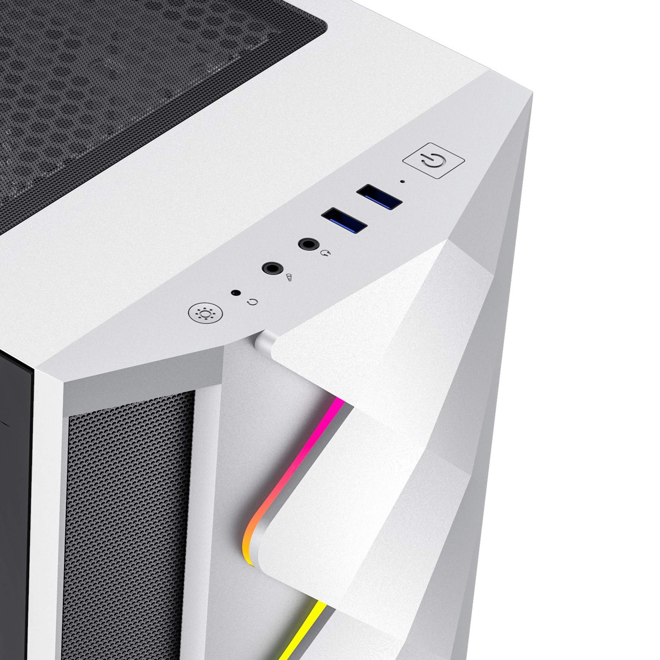 GAMEMAX Gaming-PC »Diamond WT 7586 Intel Core i7 14700F RTX 5070Ti 32GB DDR4 1TB SSD« Windows 11