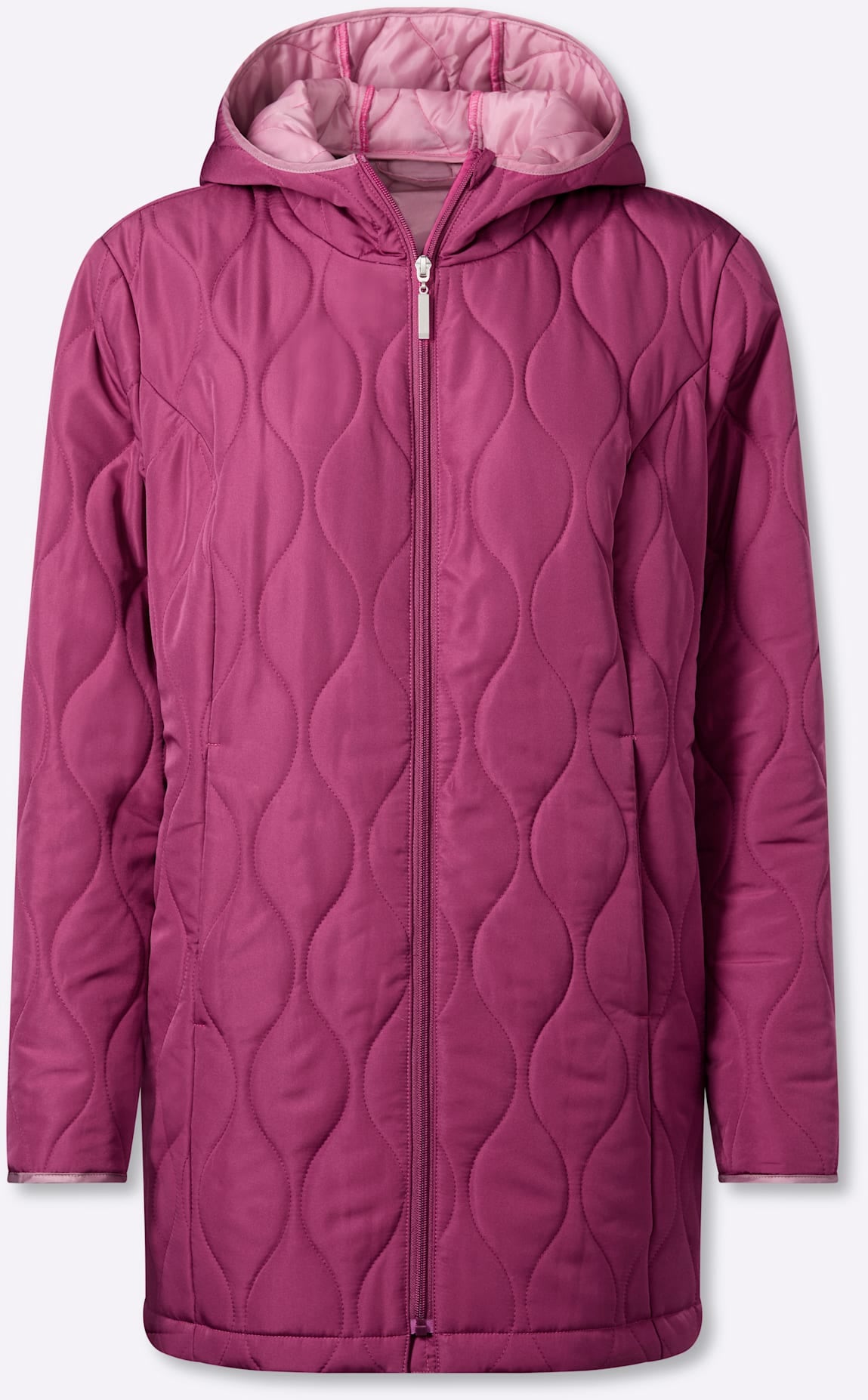 Classic Basics Steppjacke mit Kapuze