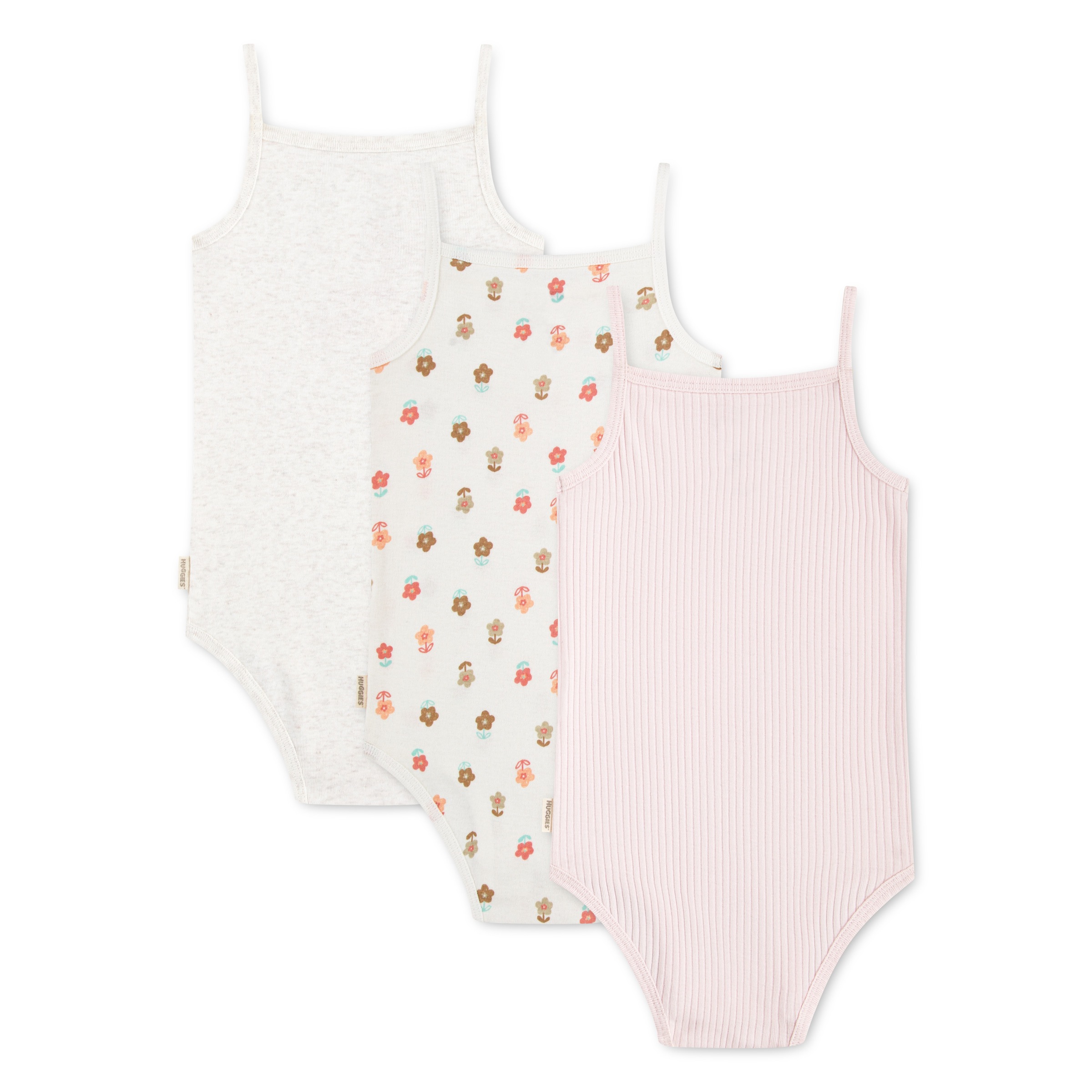 HUGGIES babywear Stringbody »HUGG 3PK STRAPPY BODYSUIT« Packung, 3 mit Muster