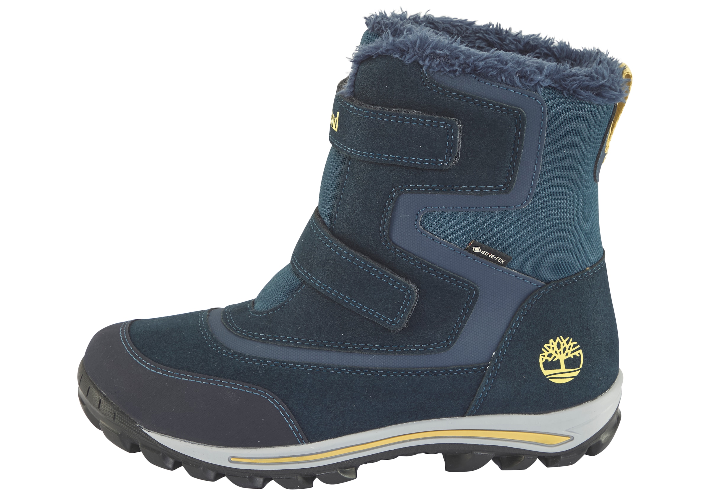 Timberland Winterboots »CHILLBERGMID HOOK & LOOP GORE-TEX SNOW BOOT«, Snowboots, Winterstiefel, Winterschuhe, gefüttert, wasserdicht