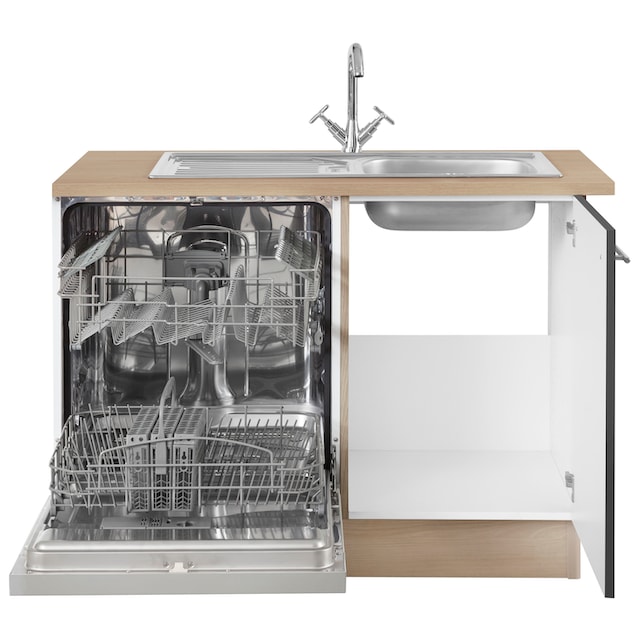 OPTIFIT Winkelküche »Bern«, Stellbreite 315x175 cm,wahlweise mit E-Geräten,höhenverstellb.Füße  online bei OTTO