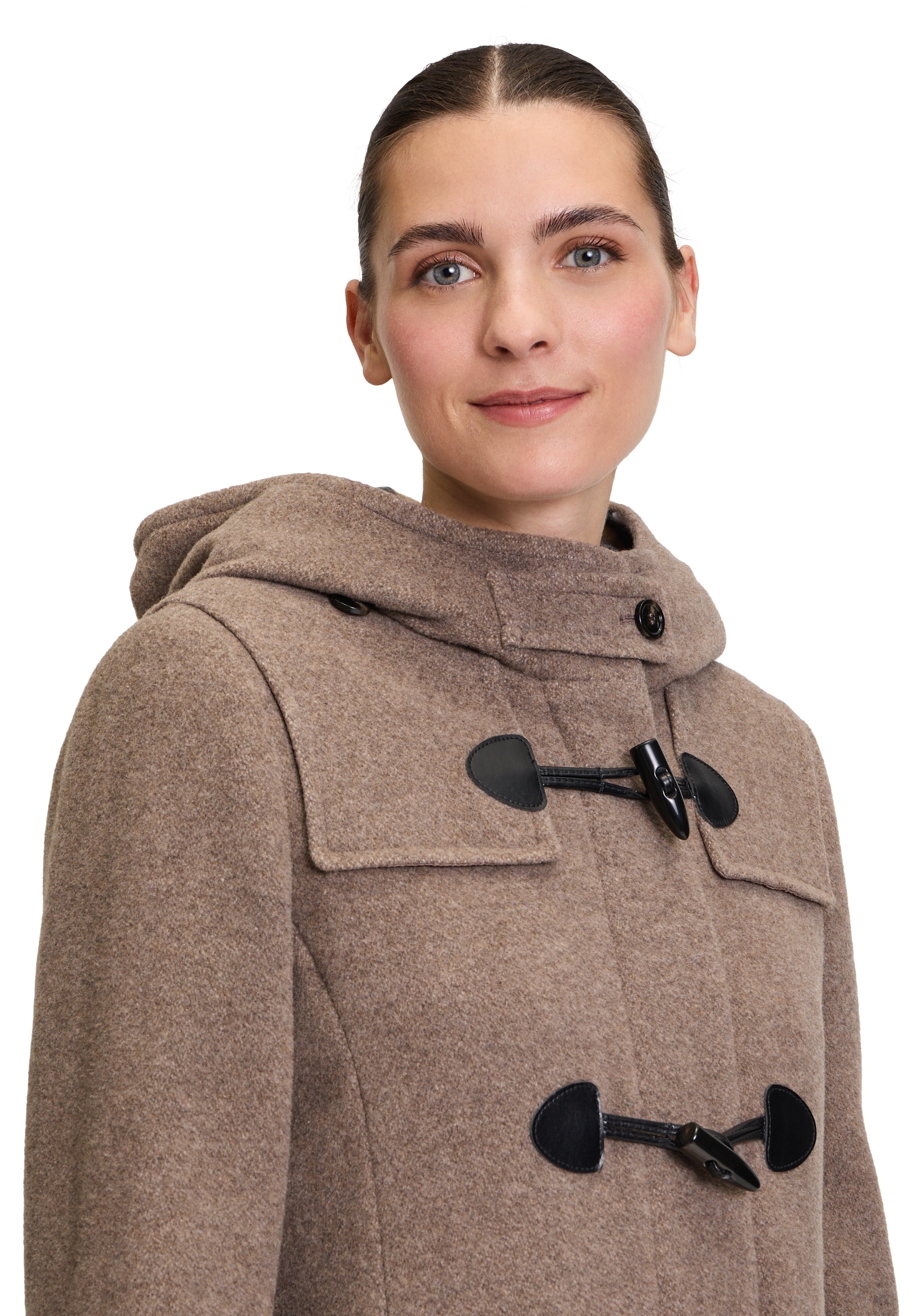 Gil Bret Wolljacke »Dufflecoat mit Kapuze«