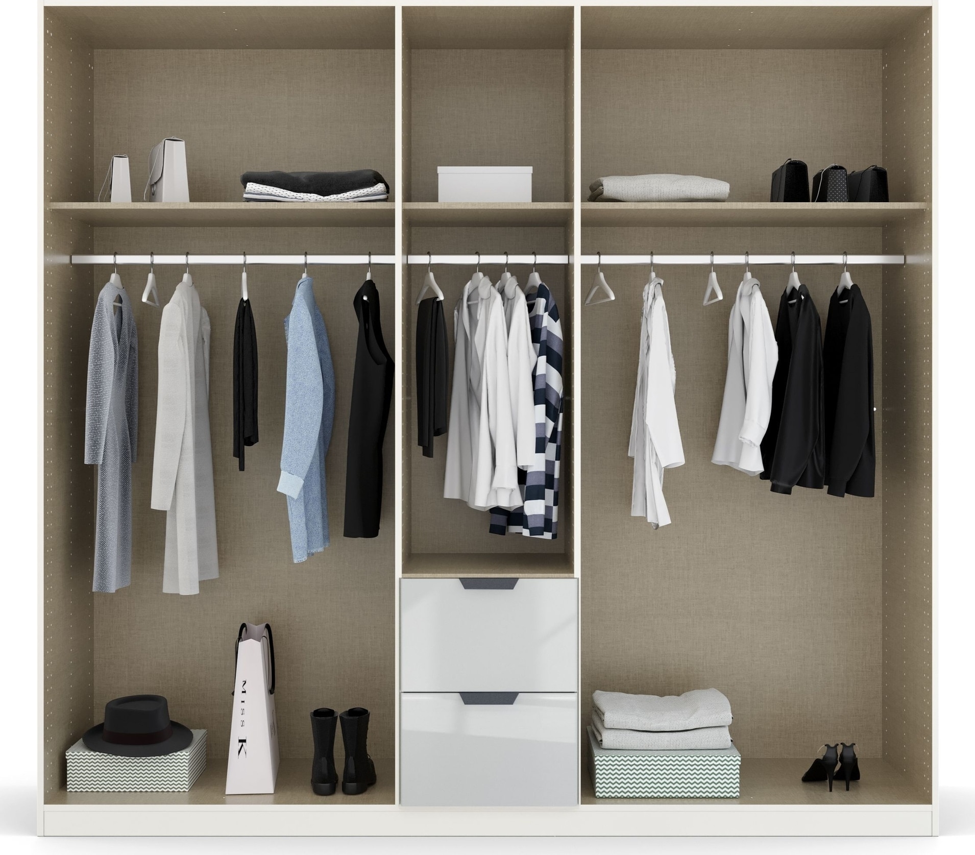 rauch Drehtürenschrank »Modern by Quadra Spin«
