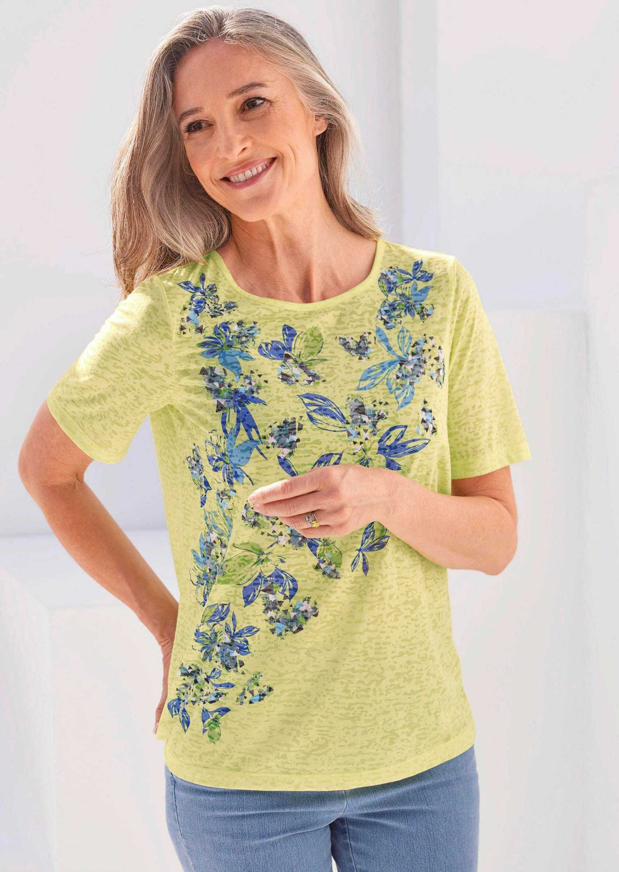 GOLDNER Kurzarmshirt »Shirt mit U-Boot-Ausschnitt« keine/nicht relevant