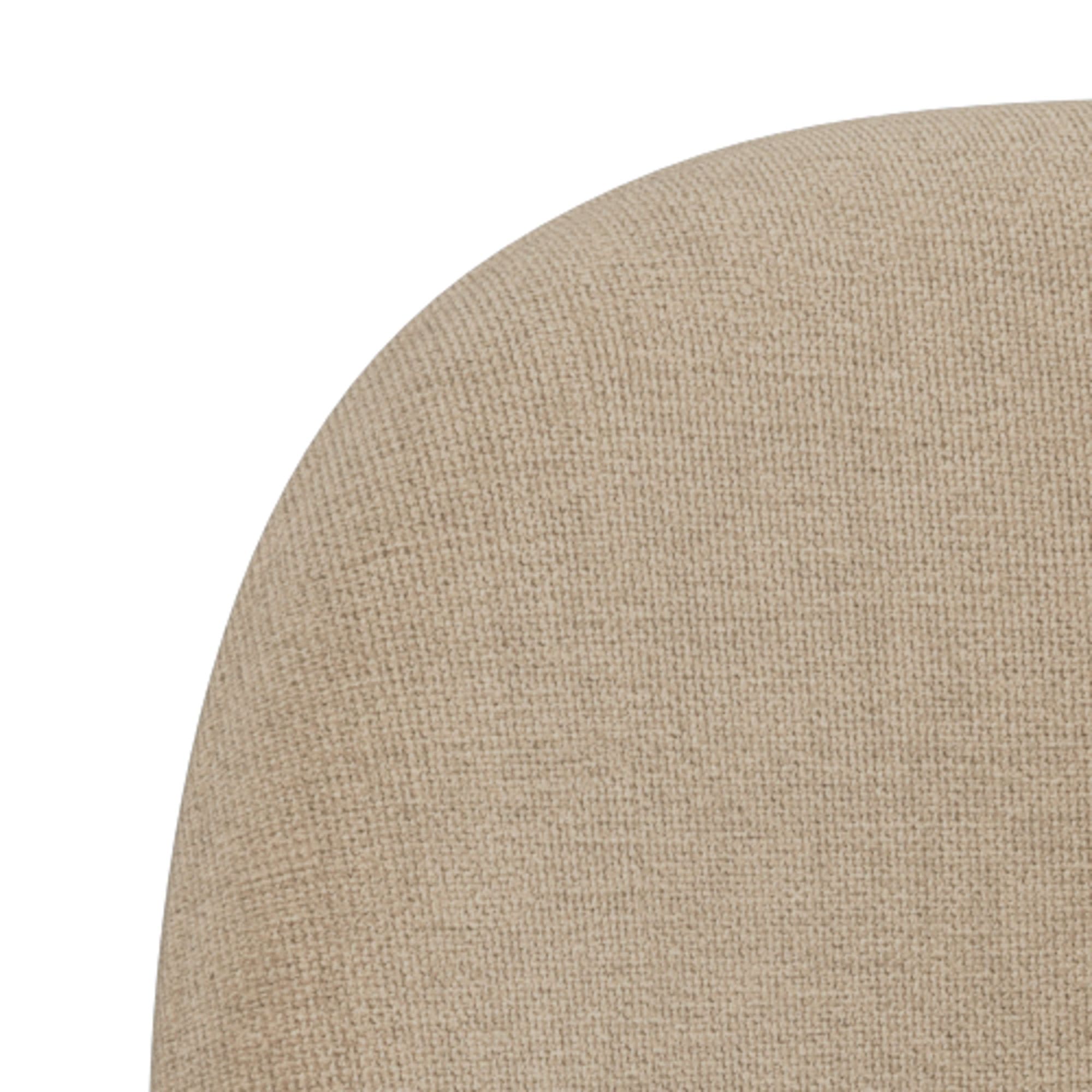 ACTONA GROUP Barhocker »Sophia - Bequemer Barstuhl aus Eiche mit Fußstütze & Rückenlehne« Set, 2 Stk. tlg. Skandinavisches Design, Sitz aus Stoff, für Küche & Essbereich