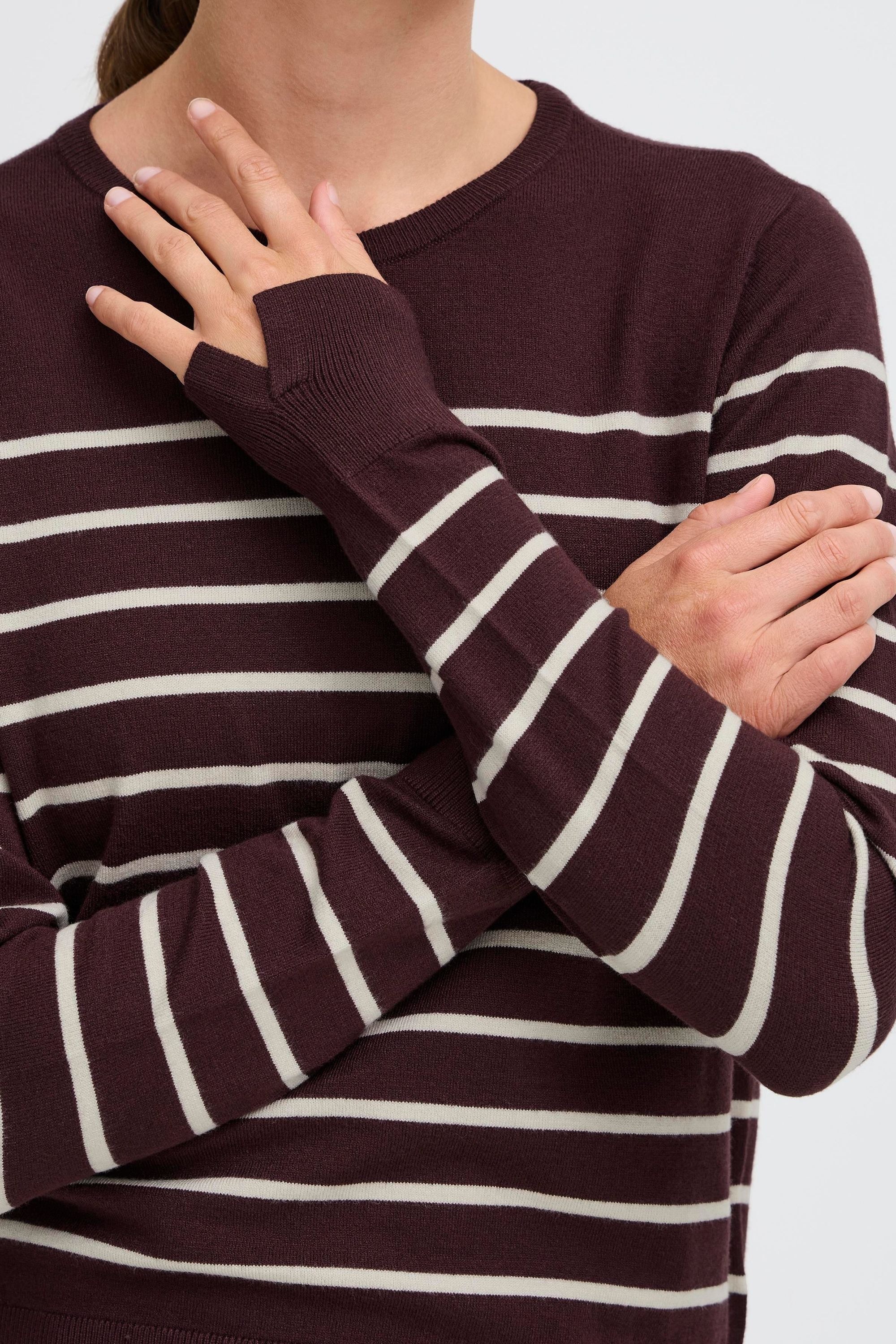OXMO Strickfleece-Pullover »Strickpullover OXFKEANA«