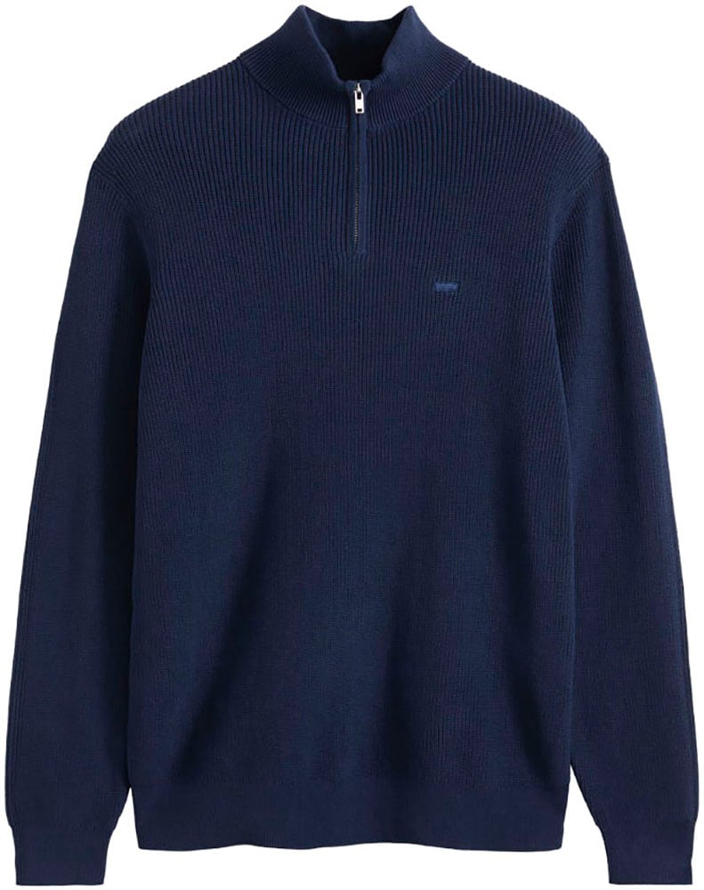 Levi's® Strickpullover »HM QUARTER ZIP SWEATER« mit Zipper und Struktur