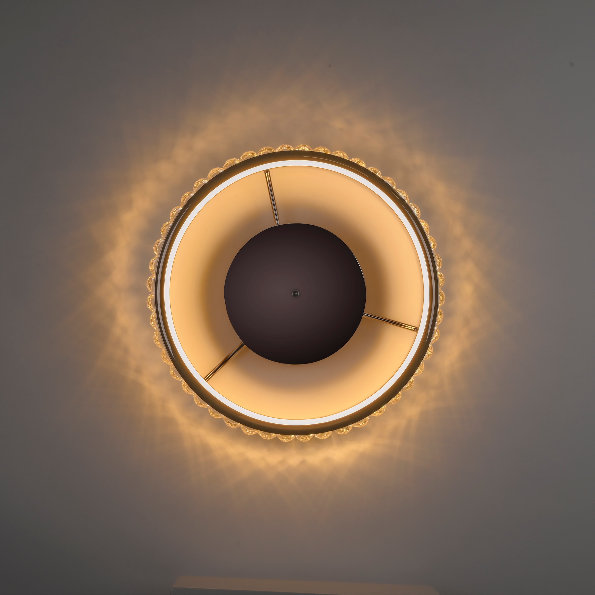 Paul Neuhaus LED Deckenleuchte »GLAMORA« LED-Board 1 Stk. warmweiß - kaltweiß CCT(2700-5000K), Stufenlos dimmbar über Fernbedienung, Memoryfunktion
