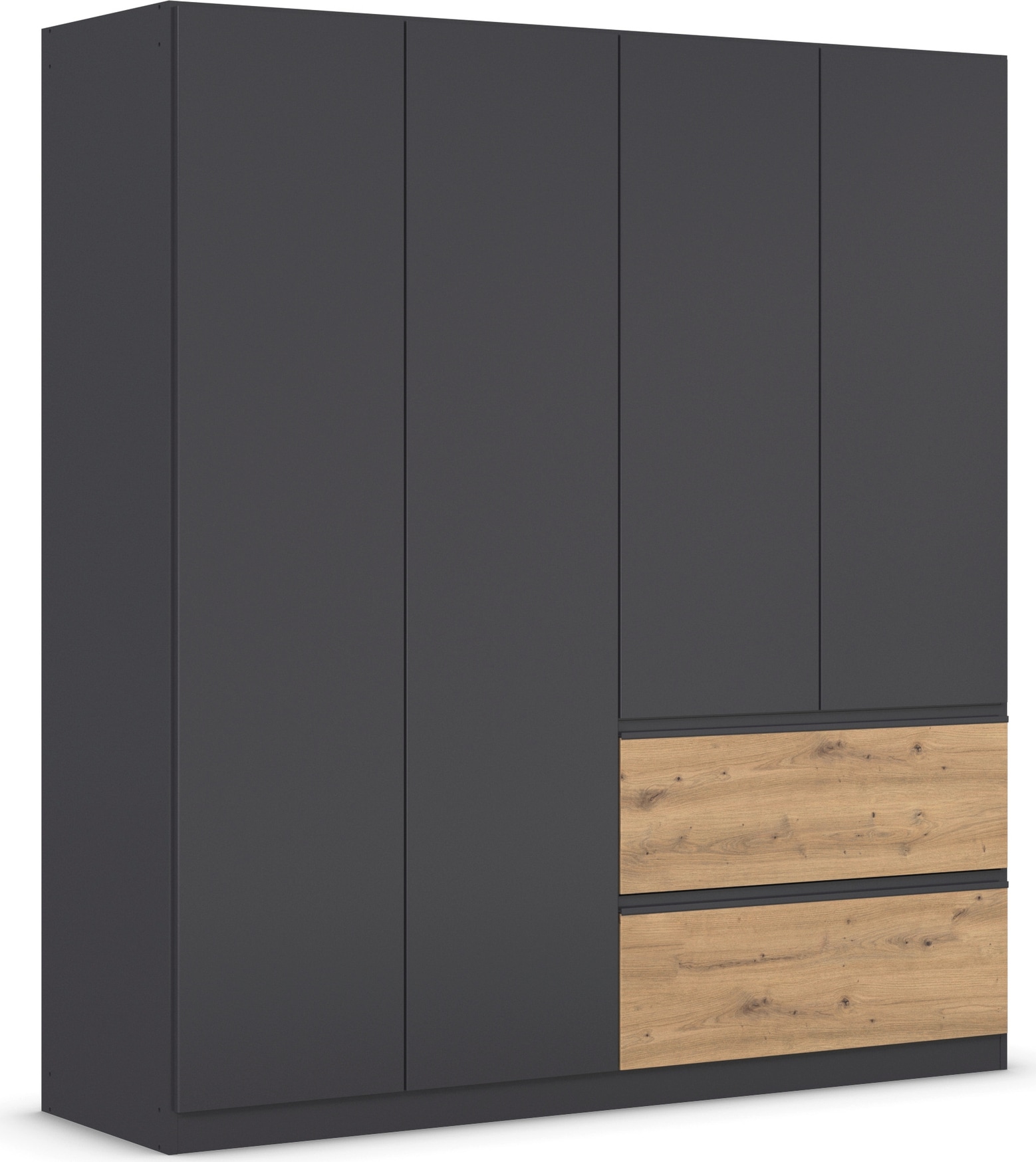 rauch Drehtürenschrank »Kleiderschrank Schrank Garderobe Wäscheschrank COSTA in 3 Breiten«, viel Platz, grifflose Front und Push-to-Open Funktion MADE IN GERMANY