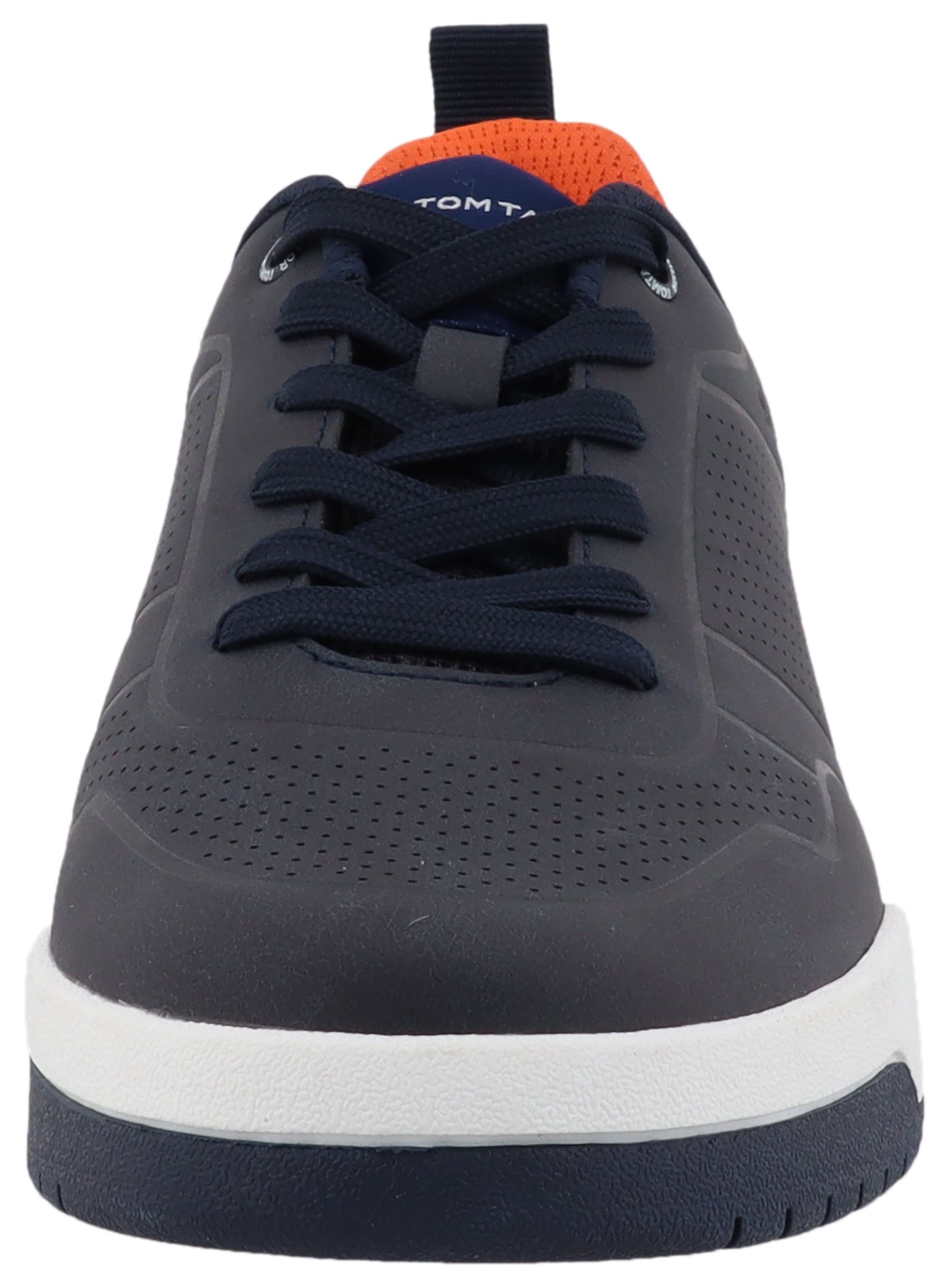 TOM TAILOR Plateausneaker, Freizeitschuh, Halbschuh, Schnürschuh mit Lochmuster