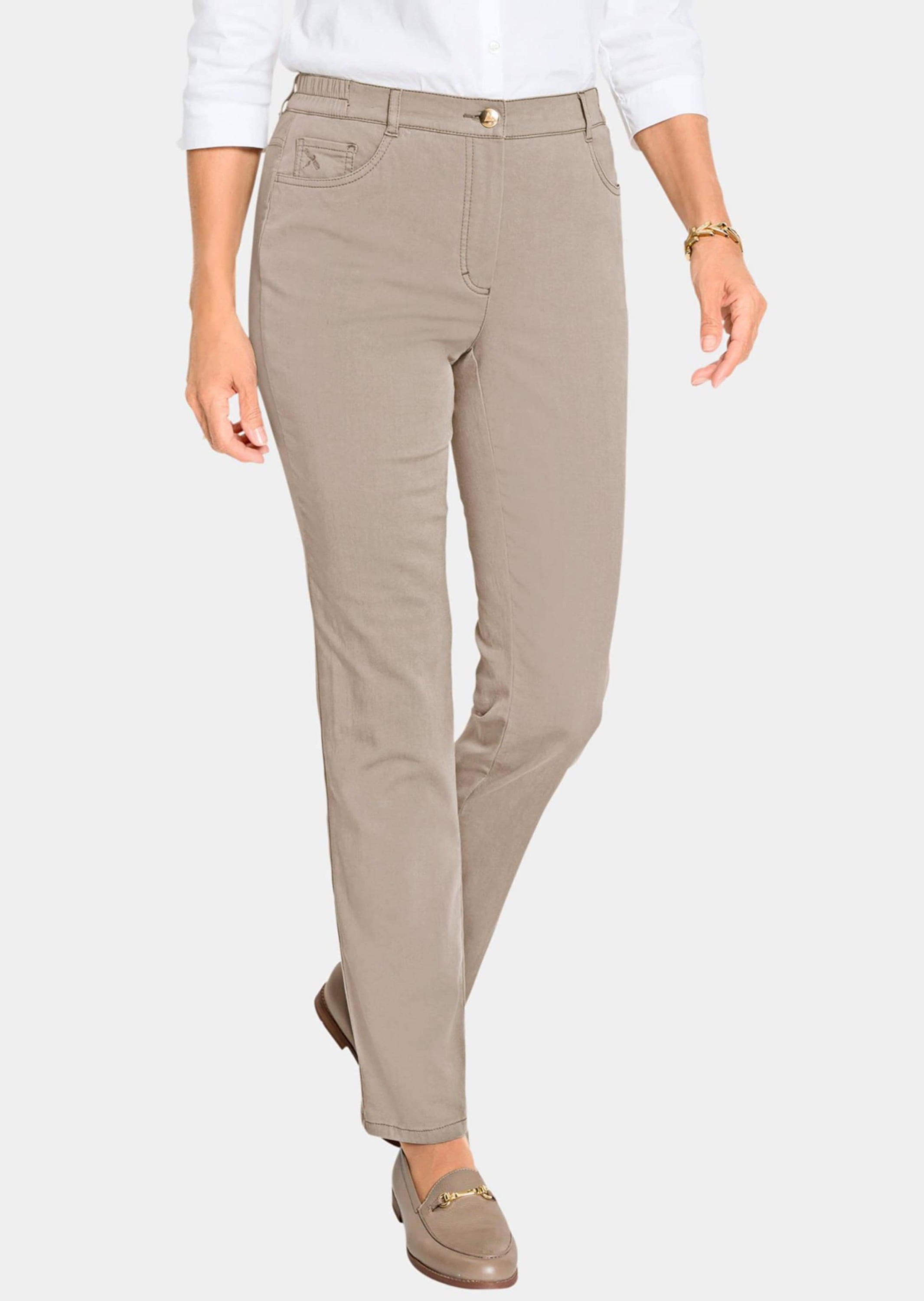 GOLDNER 2-in-1-Hose »Kurzgröße Hose Carla in weicher, stretchbequemer Qualität«