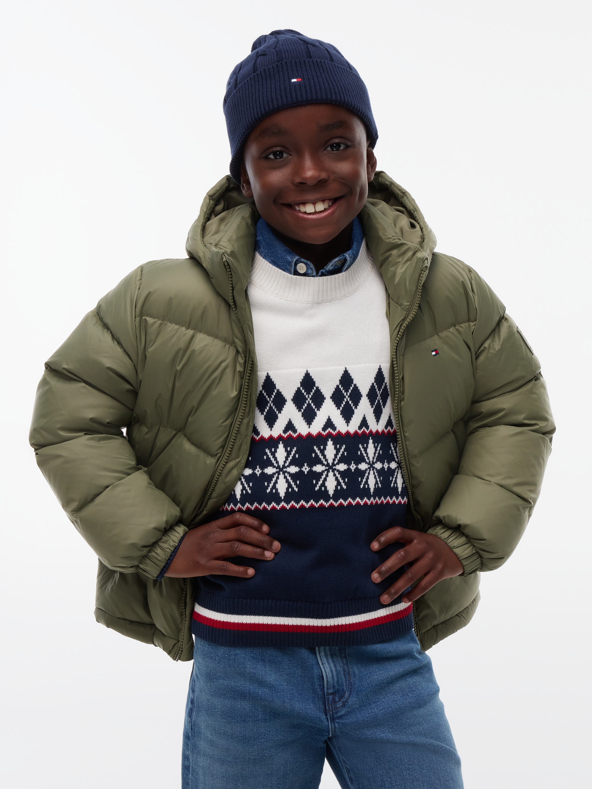Tommy Hilfiger Steppjacke »ESSENTIAL DOWN JACKET« mit Kapuze Kinder bis 16 Jahre