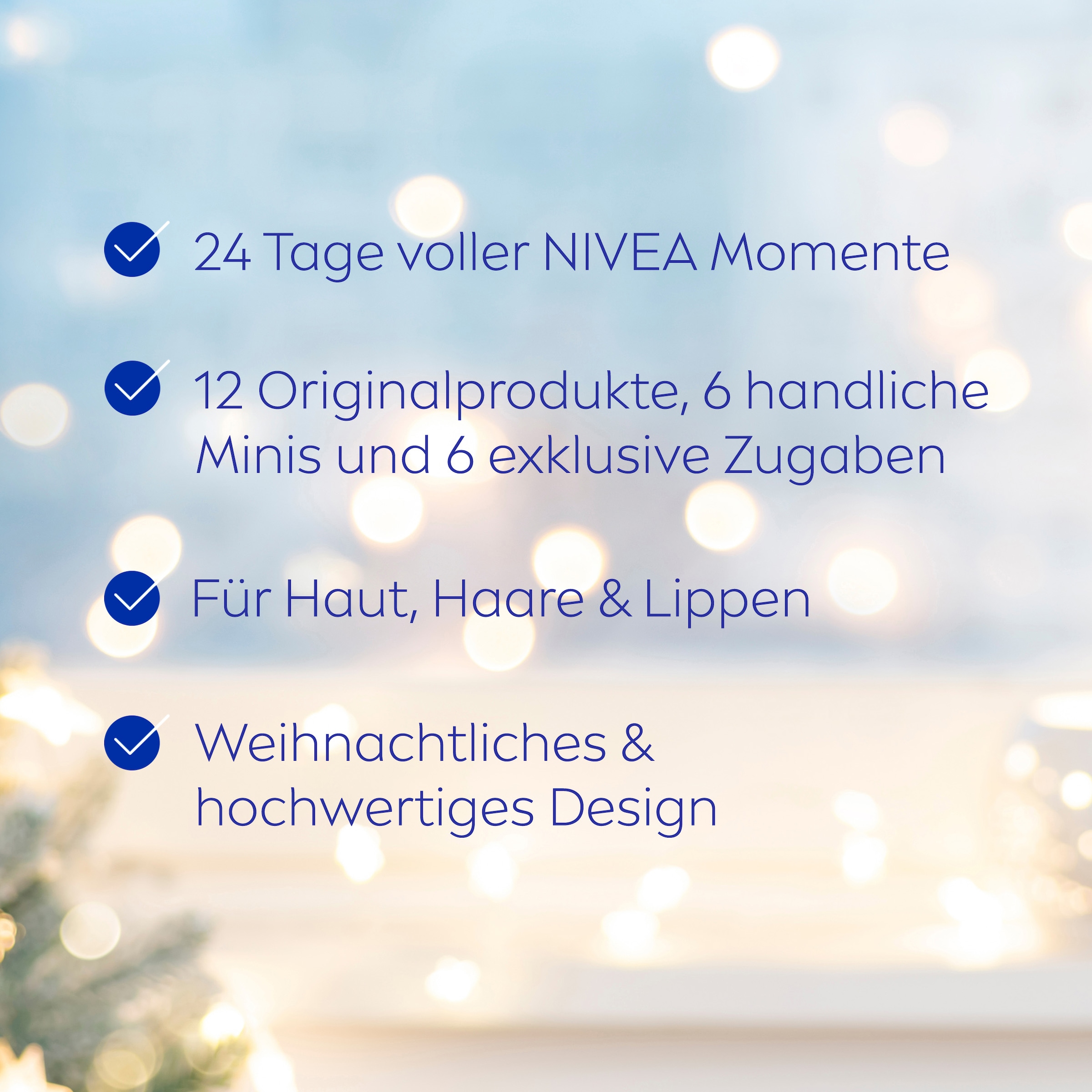 Nivea Adventskalender »NIVEA Adventskalender 2026« ab 14 Jahren Pflege Geschenkset