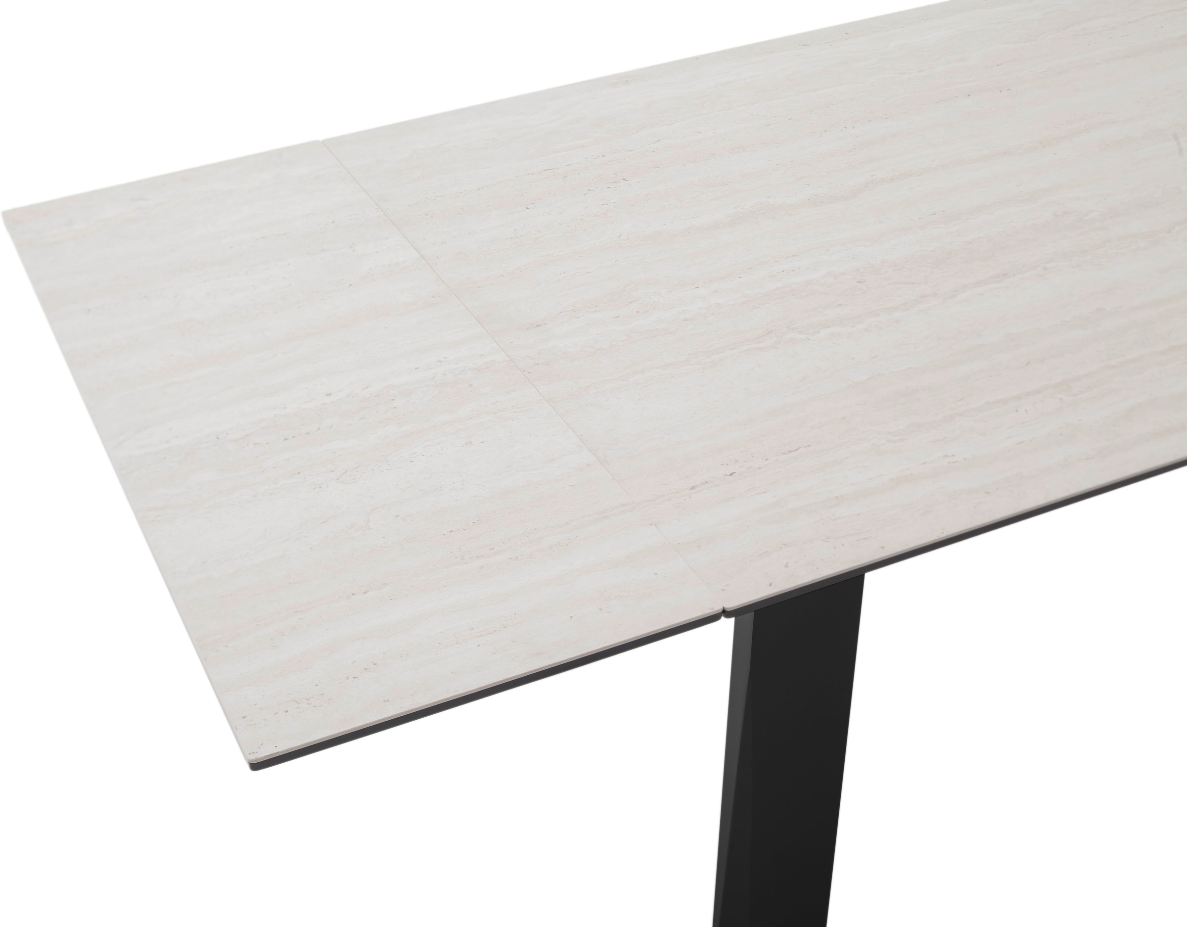 MCA furniture Esstisch »Kalamata« 1 Stk. tlg. Auszugstisch, Stirnauszug, Metallgestell, Keramik, Sicherheitsglas