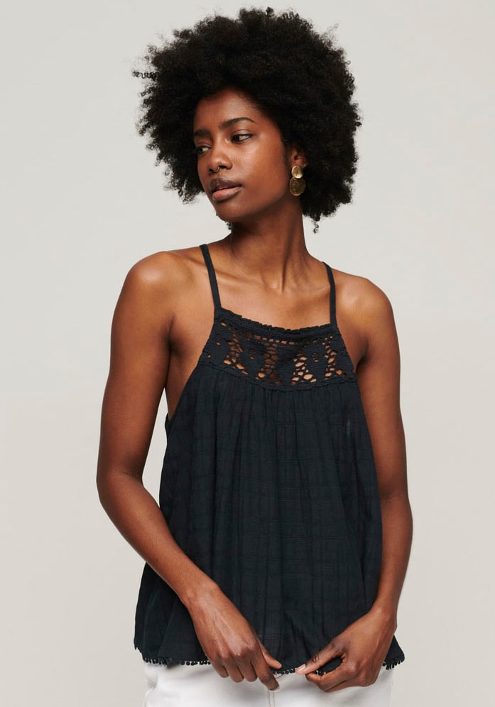 Spaghettitop »VINTAGE HALTER CAMI TOP«