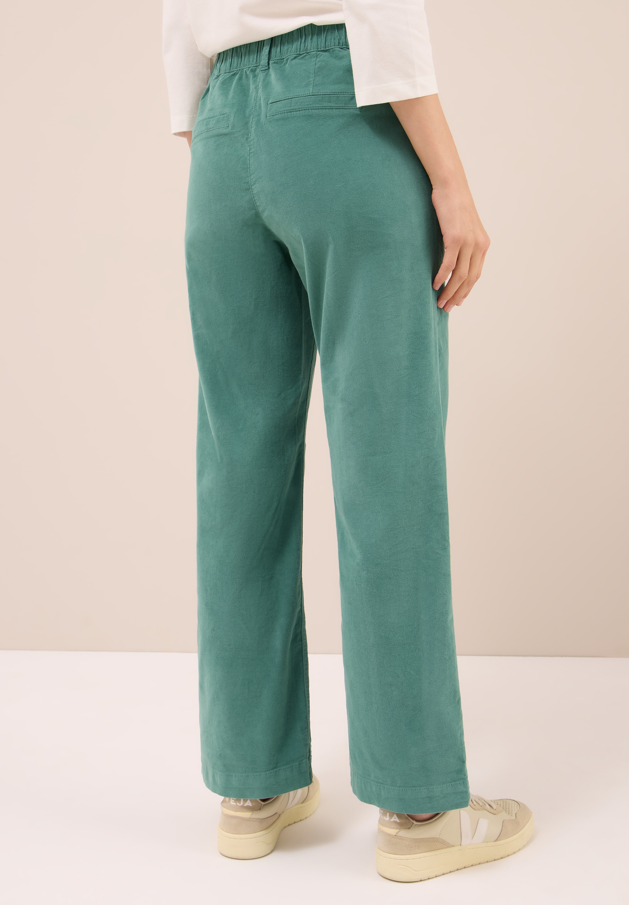 Cecil Cordhose »Style Neele«, Wide Leg, High Waist