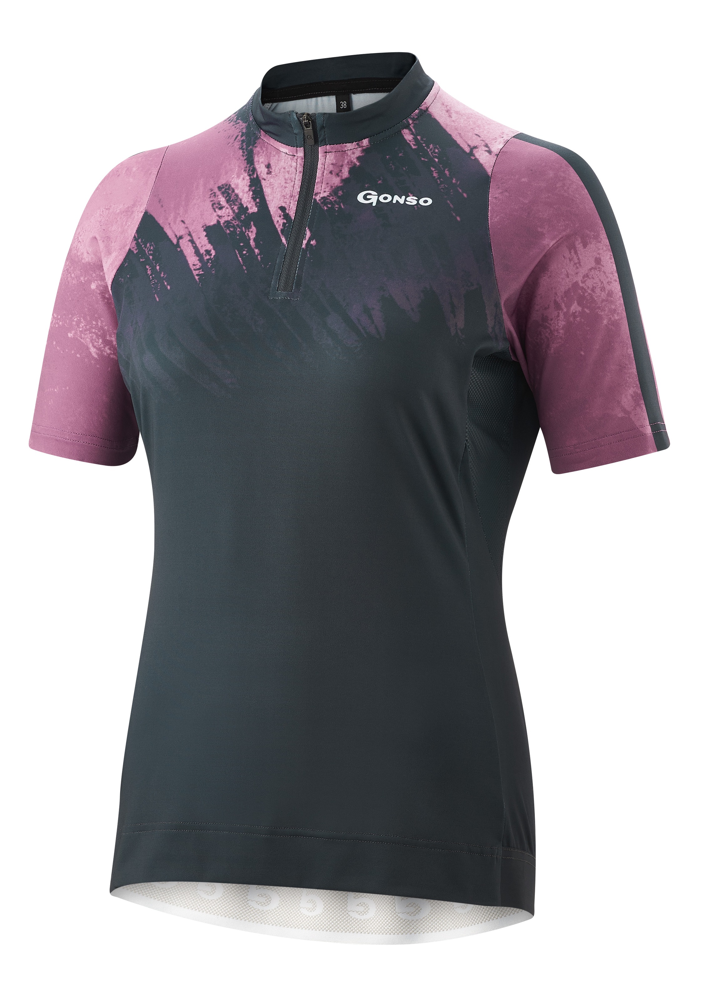 Gonso Radtrikot »LESIMA«, Damen MTB-Radshirt kurzarm, leichtes Fahrradtrikot mit RV-Tasche