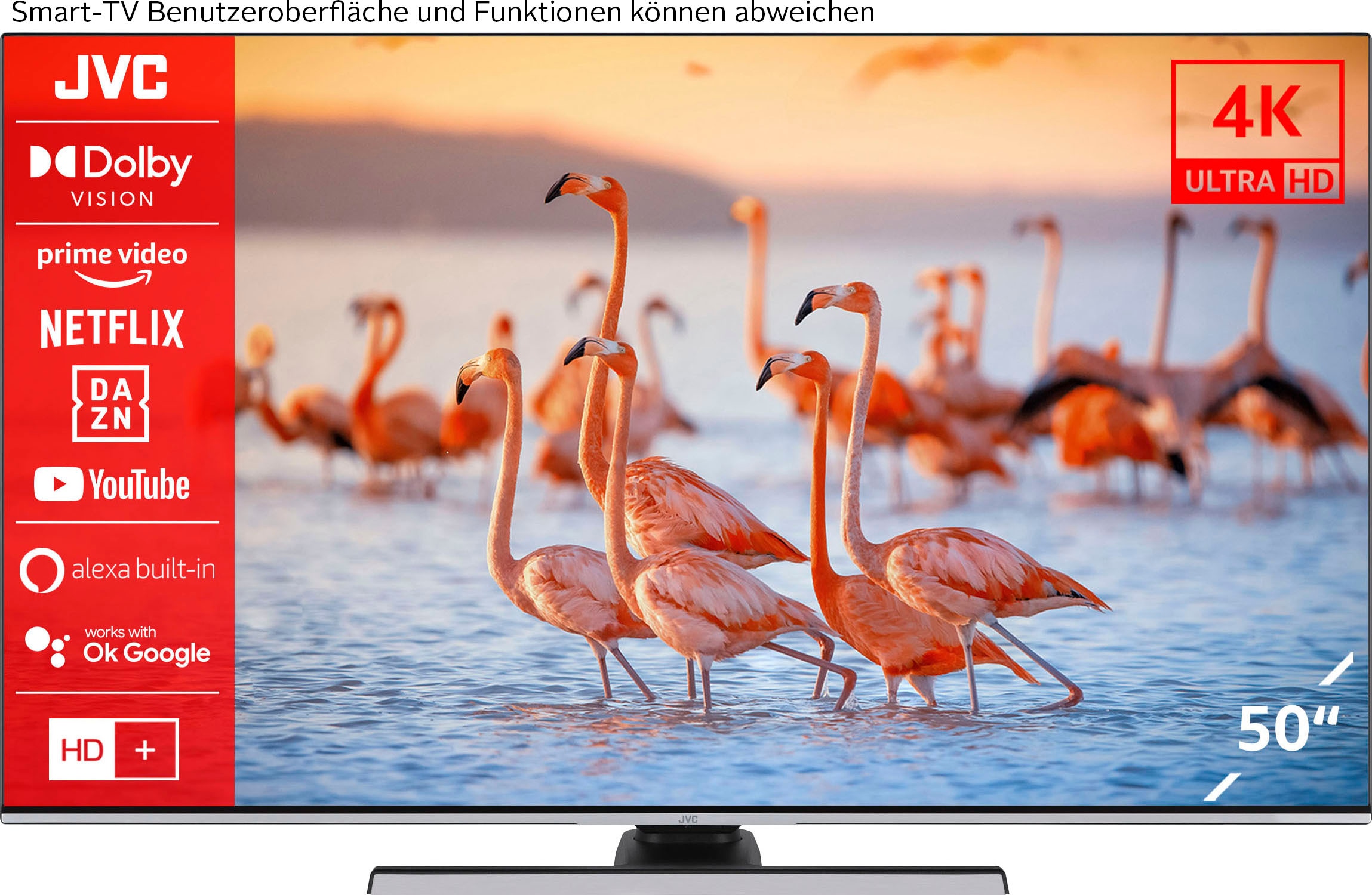 JVC LCD-LED Fernseher »LT-50VU8156«, 126 4K cm/50 bei jetzt Zoll, online Smart-TV OTTO Ultra HD